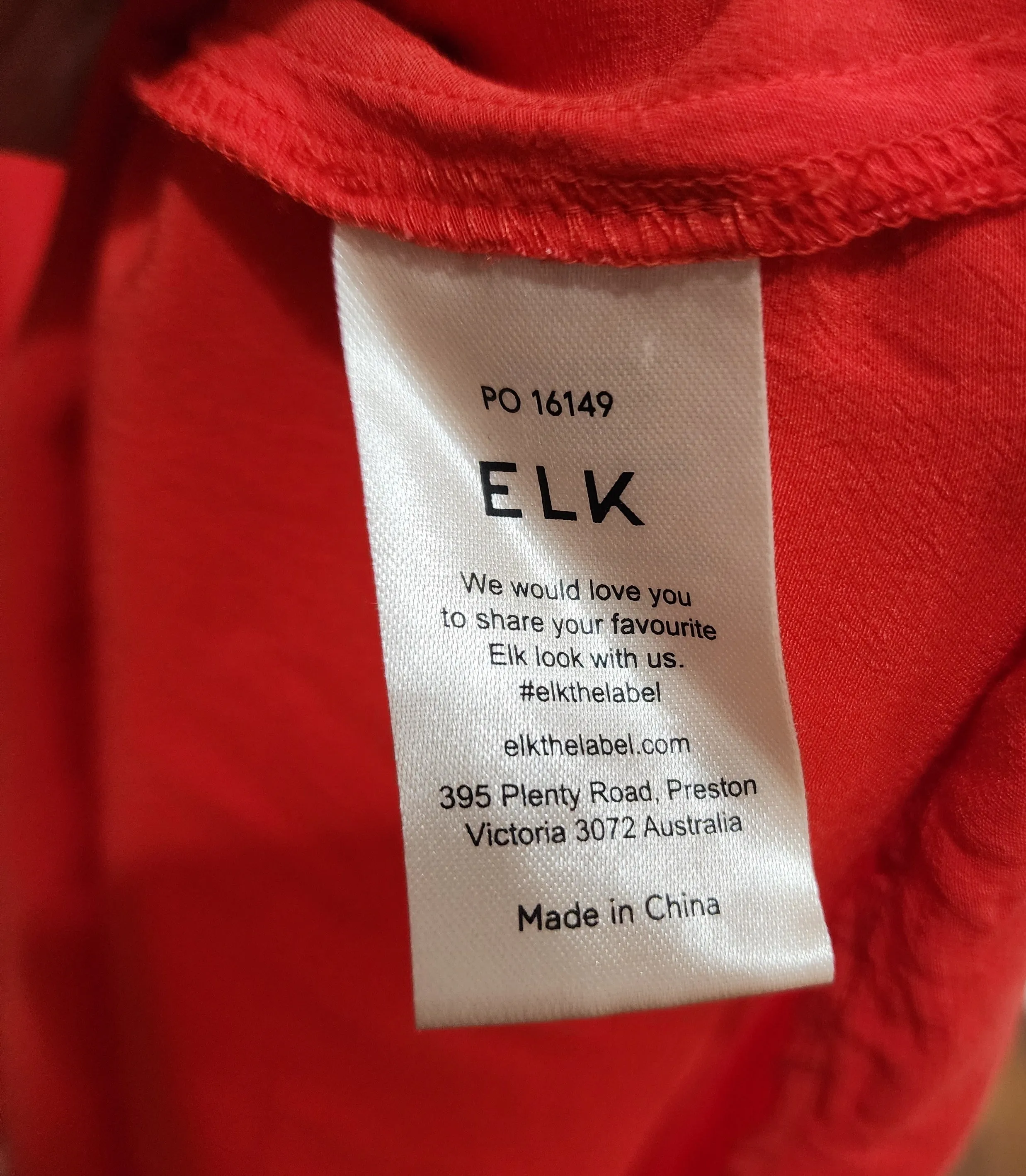 Elk red maxi dress size 16