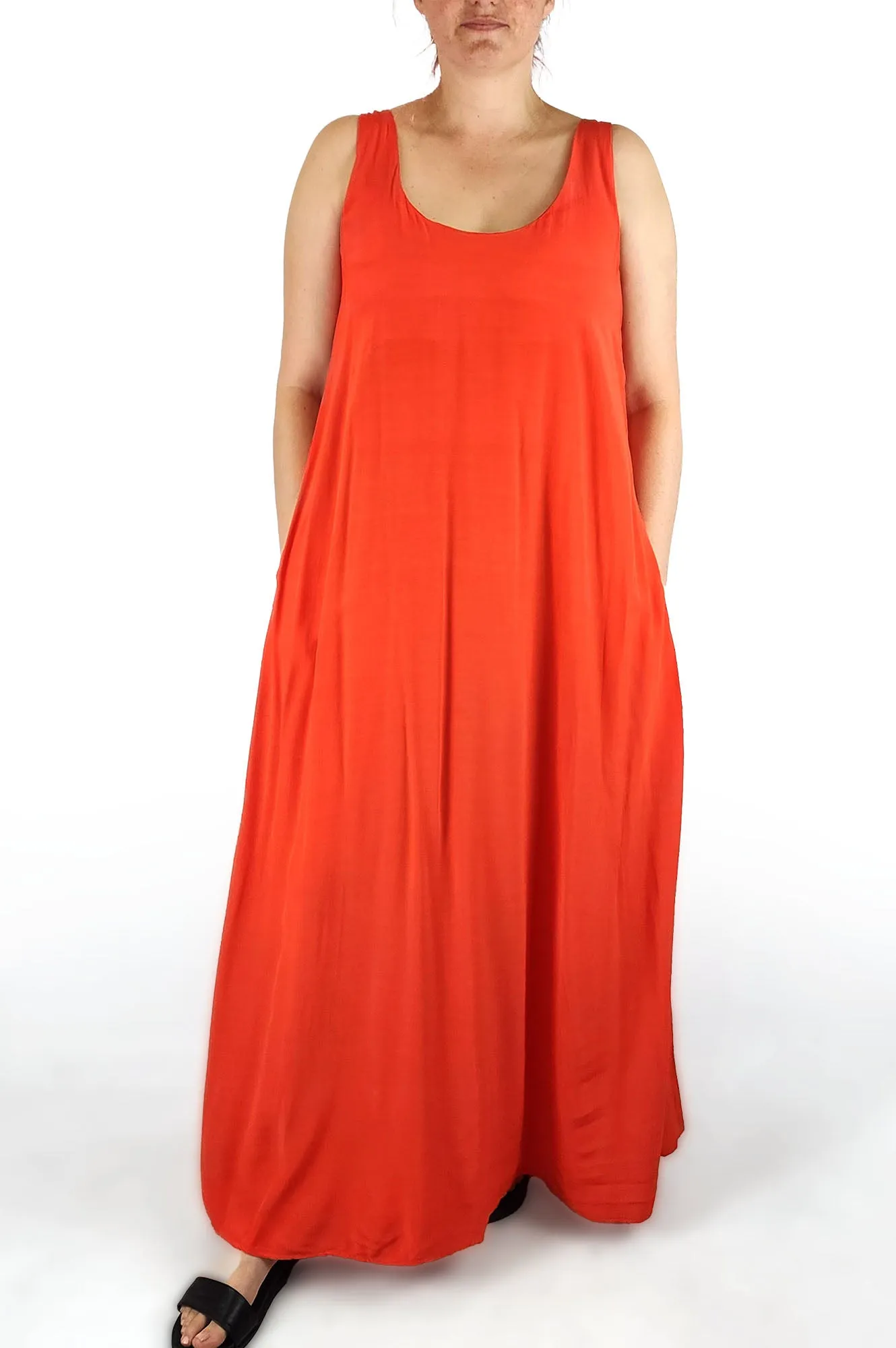 Elk red maxi dress size 16