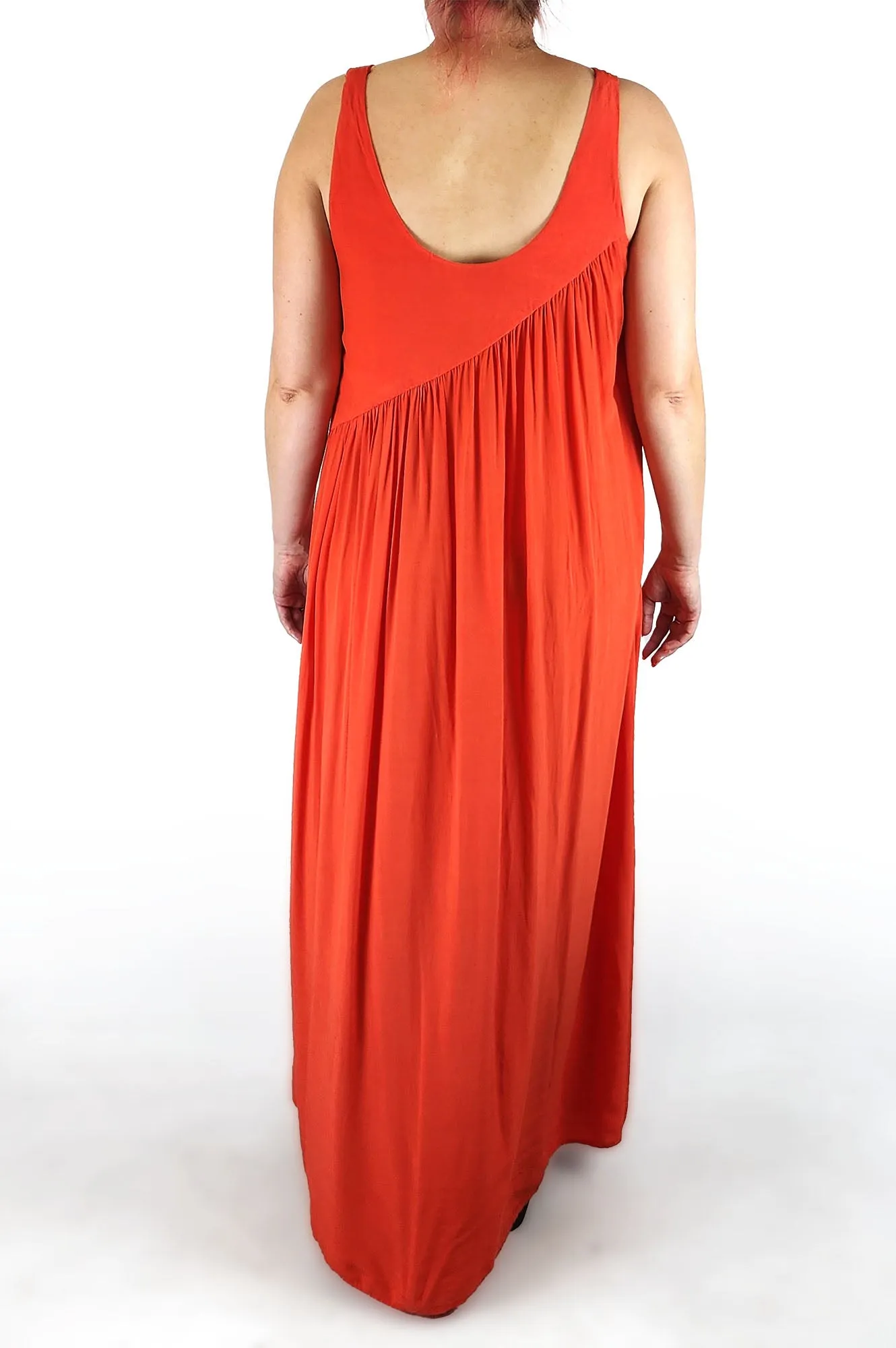 Elk red maxi dress size 16