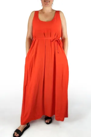 Elk red maxi dress size 16