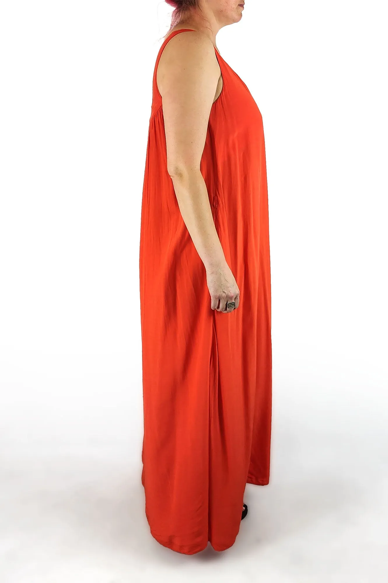 Elk red maxi dress size 16