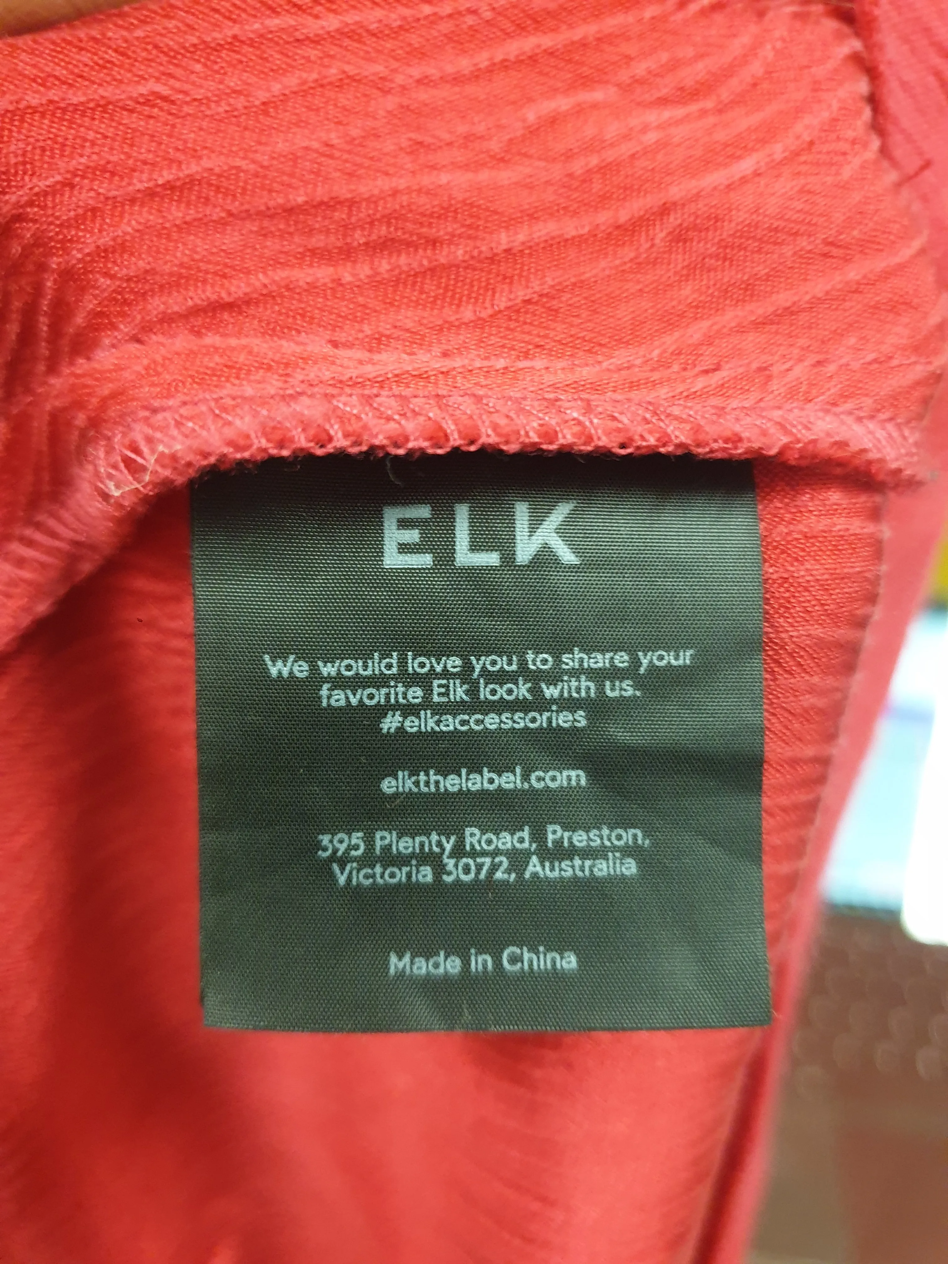 Elk red short sleeve maxi dress size 10