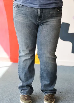 Elyse Curvy Fit Mid Rise Slim Boot By Silver Jeans