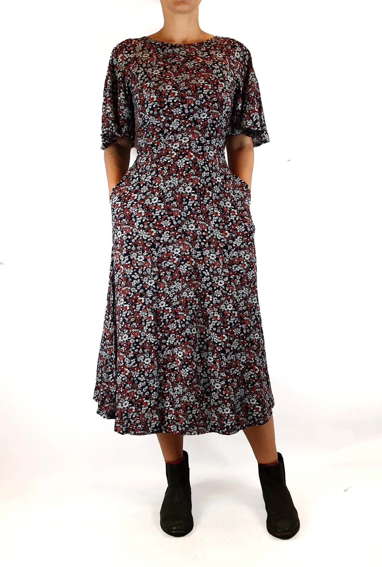 Emily and Fin floral maxi dress size XXS (best fits size 6-8)