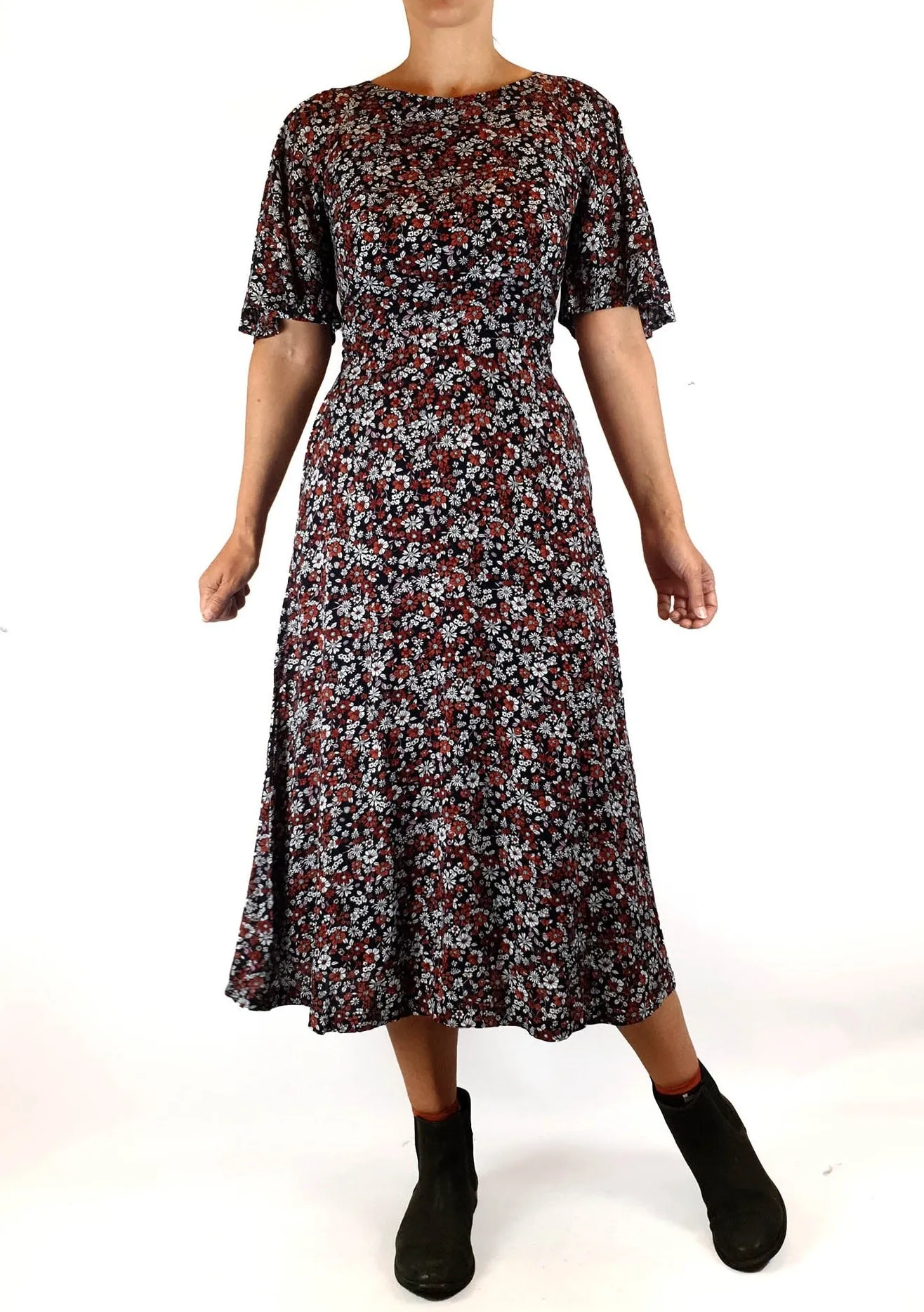 Emily and Fin floral maxi dress size XXS (best fits size 6-8)