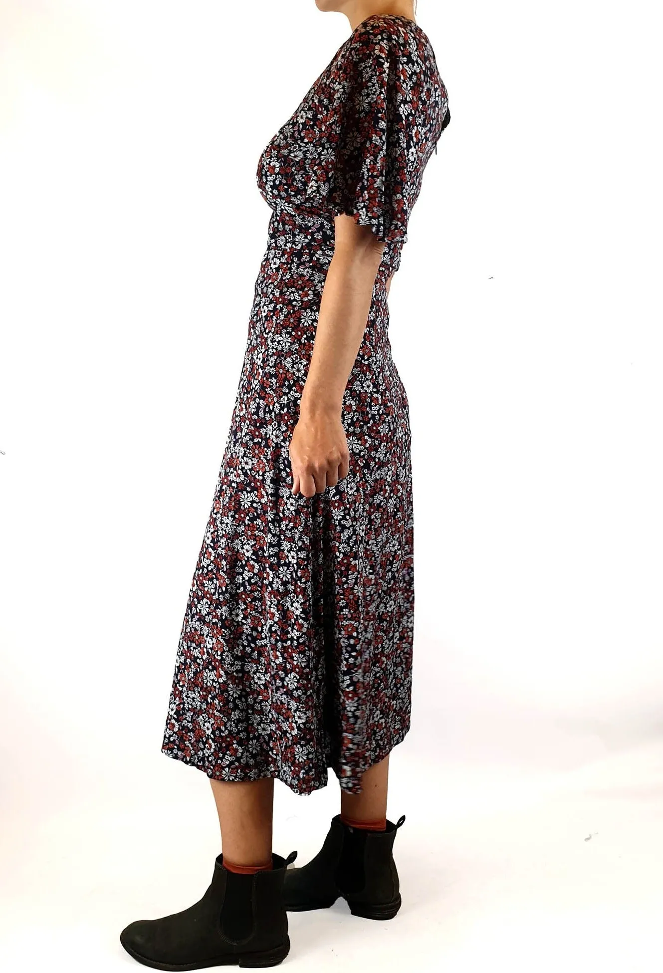 Emily and Fin floral maxi dress size XXS (best fits size 6-8)