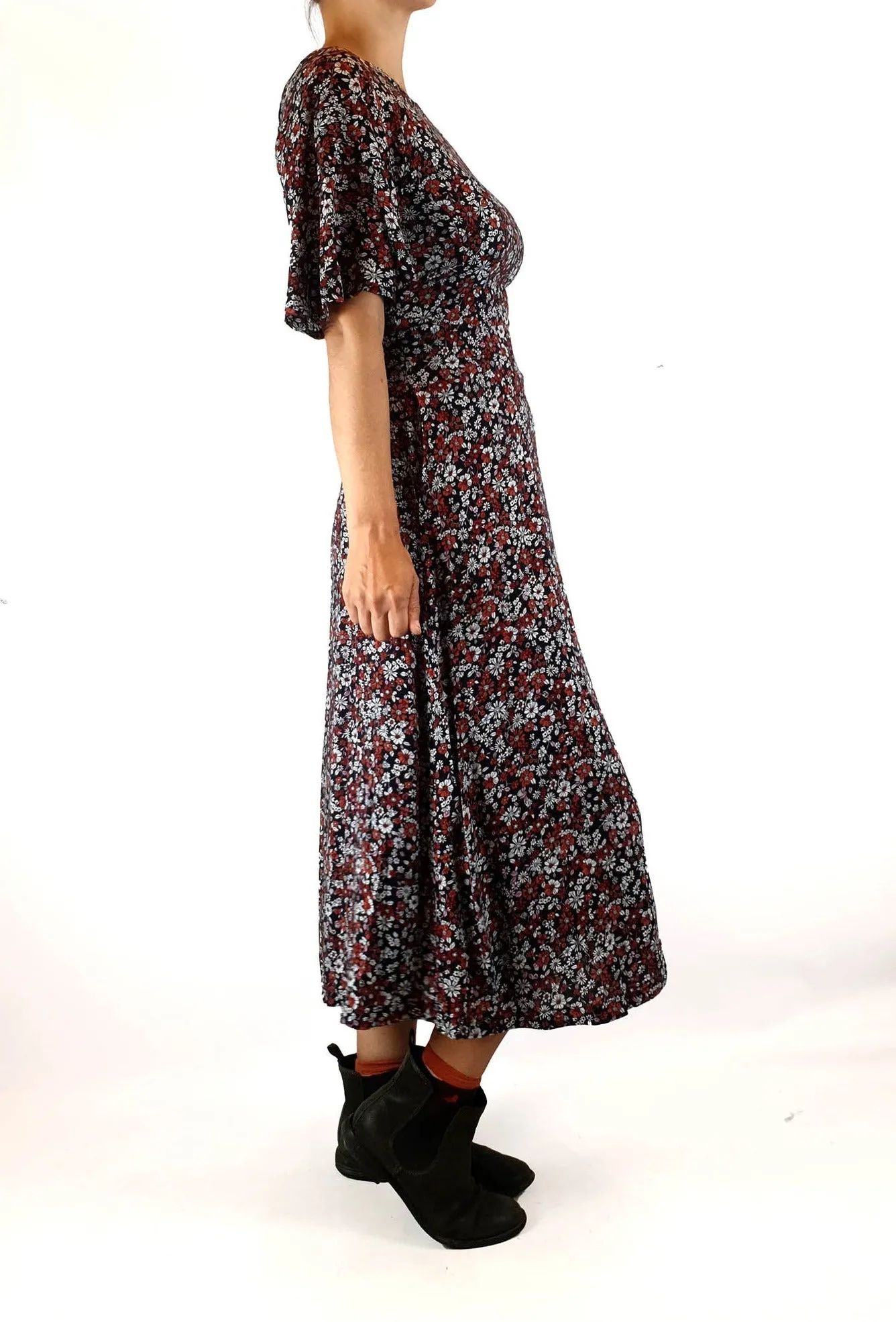 Emily and Fin floral maxi dress size XXS (best fits size 6-8)
