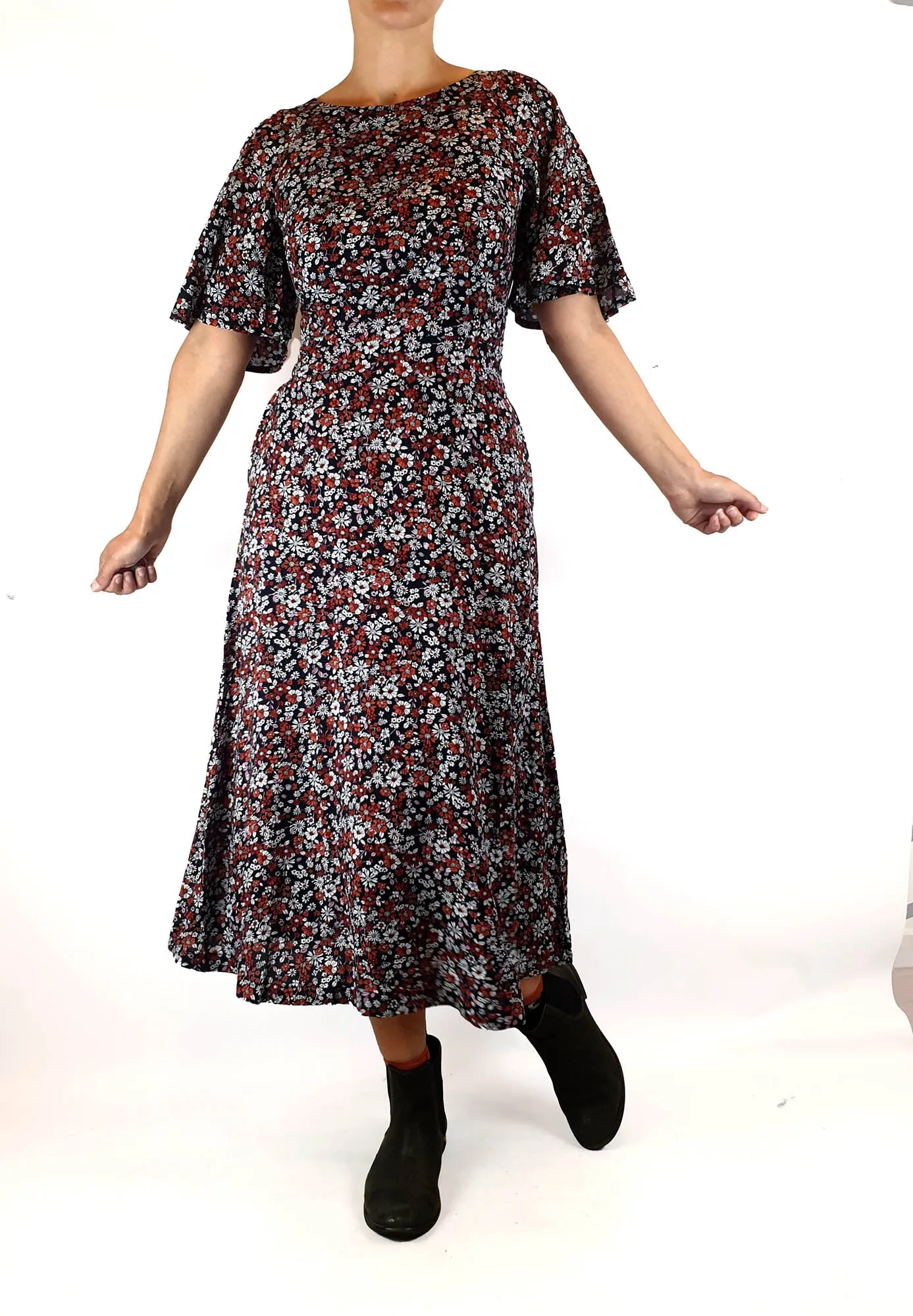 Emily and Fin floral maxi dress size XXS (best fits size 6-8)