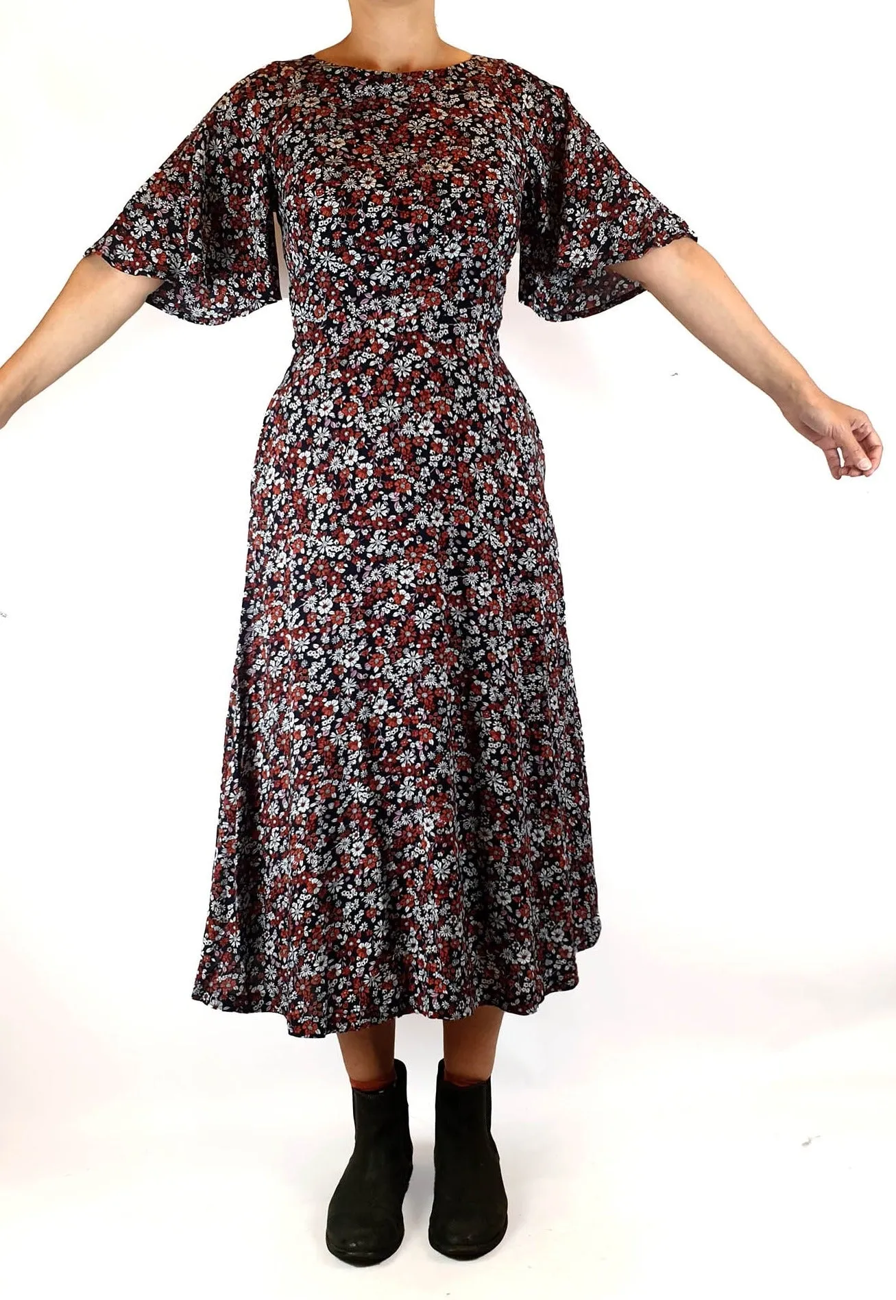Emily and Fin floral maxi dress size XXS (best fits size 6-8)