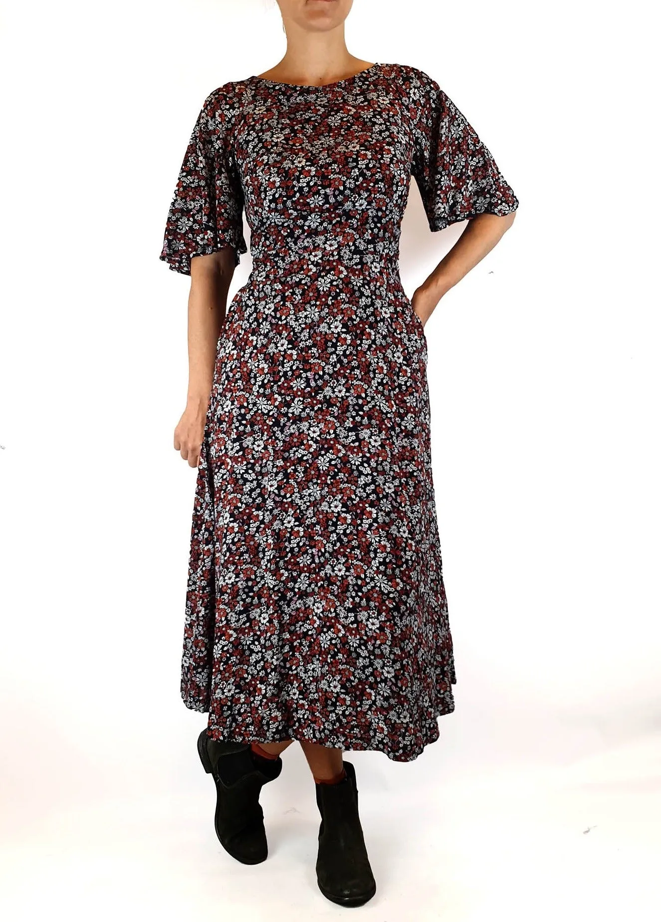 Emily and Fin floral maxi dress size XXS (best fits size 6-8)