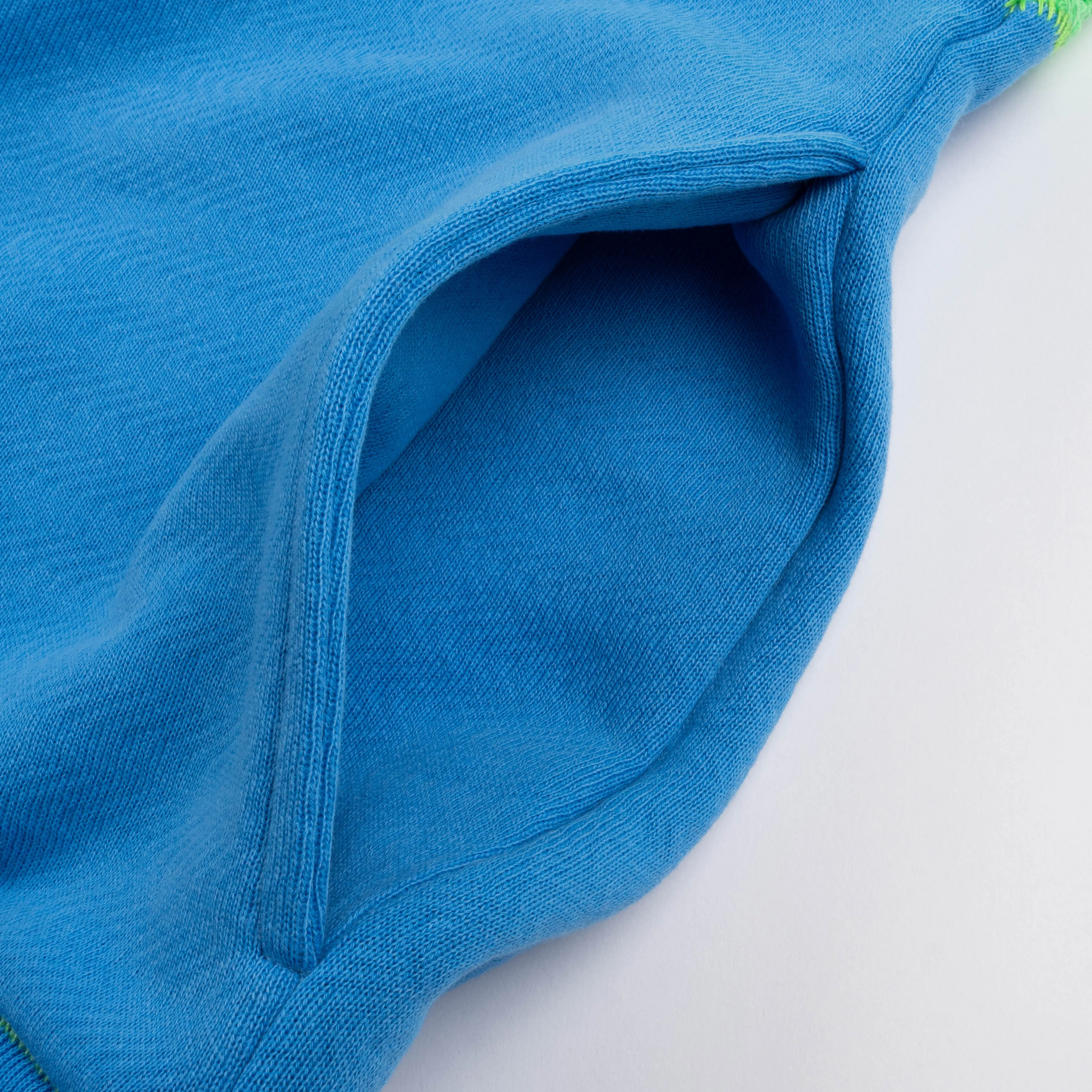 ERL Rainbow Hoodie Blue Neon ERL07T023