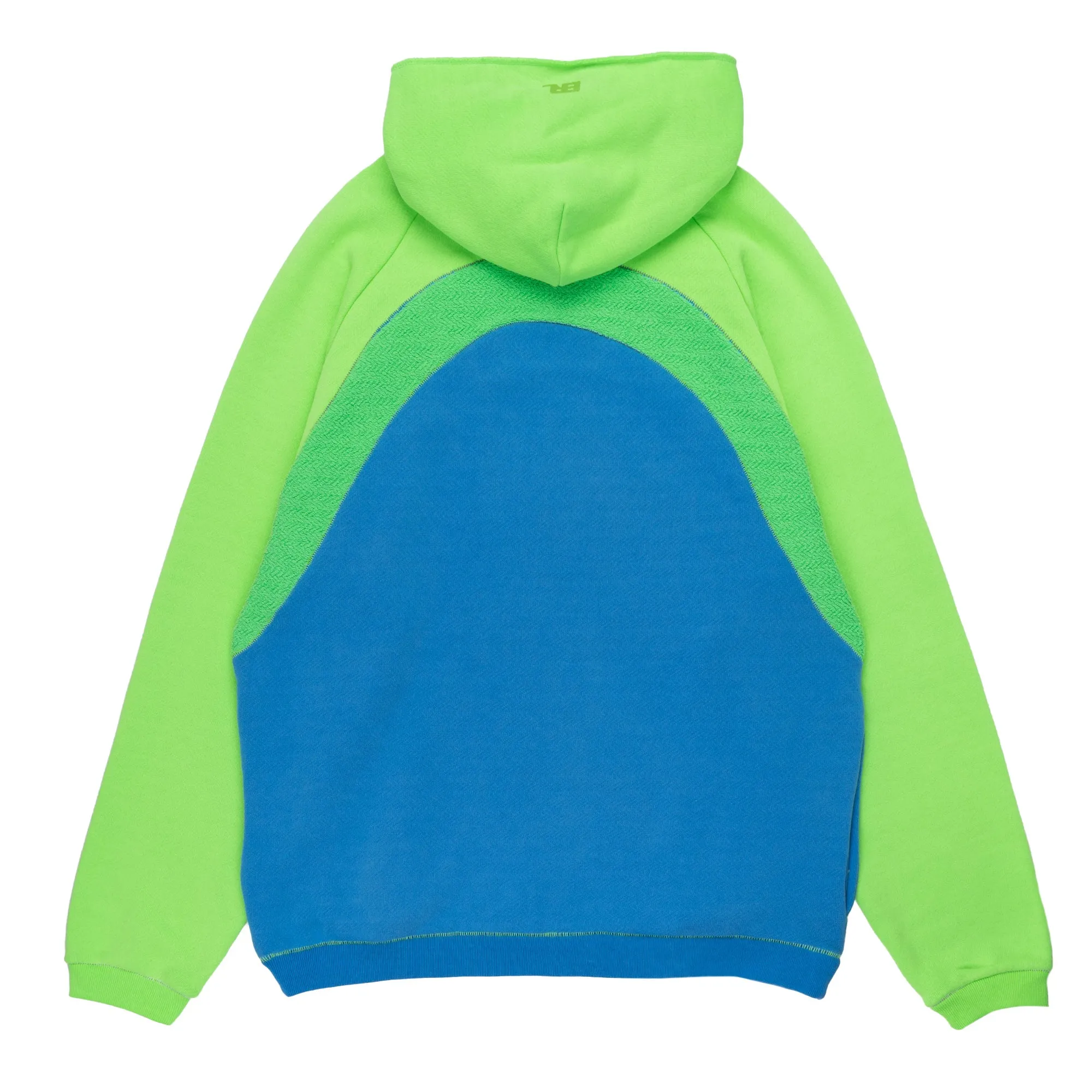 ERL Rainbow Hoodie Blue Neon ERL07T023
