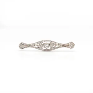 Estate Collection Diamond Pin