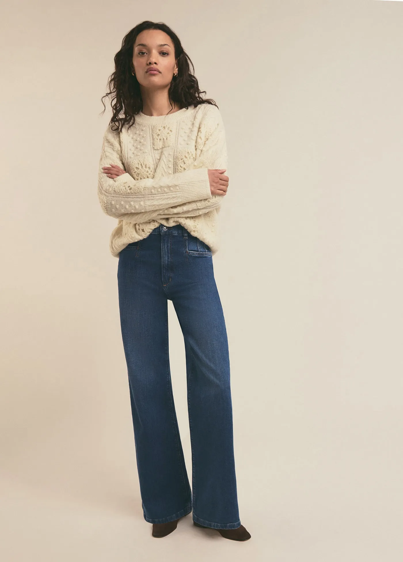 Favorite Daughter - Jordie Wide Leg Jean - Franklin