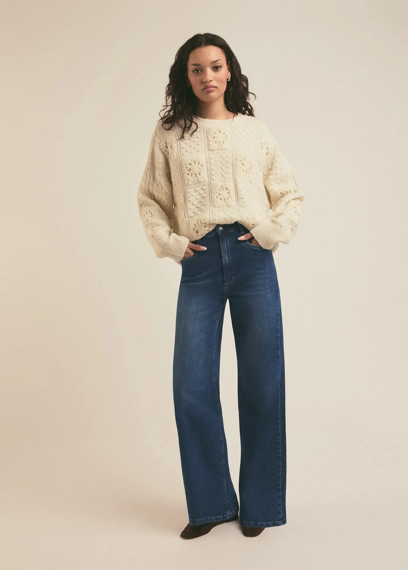 Favorite Daughter - Jordie Wide Leg Jean - Franklin