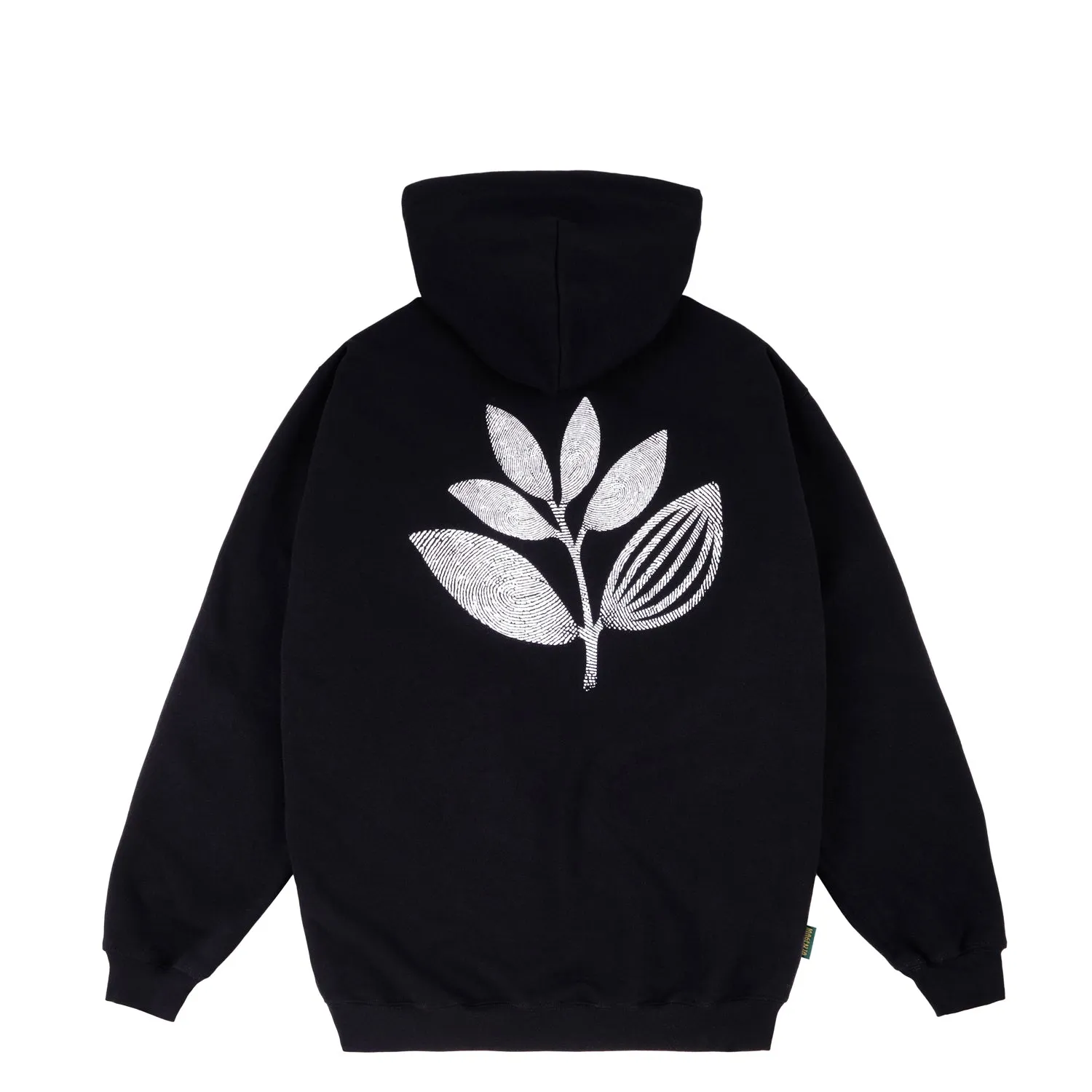 FINGERPRINT PLANT HOODIE BLACK
