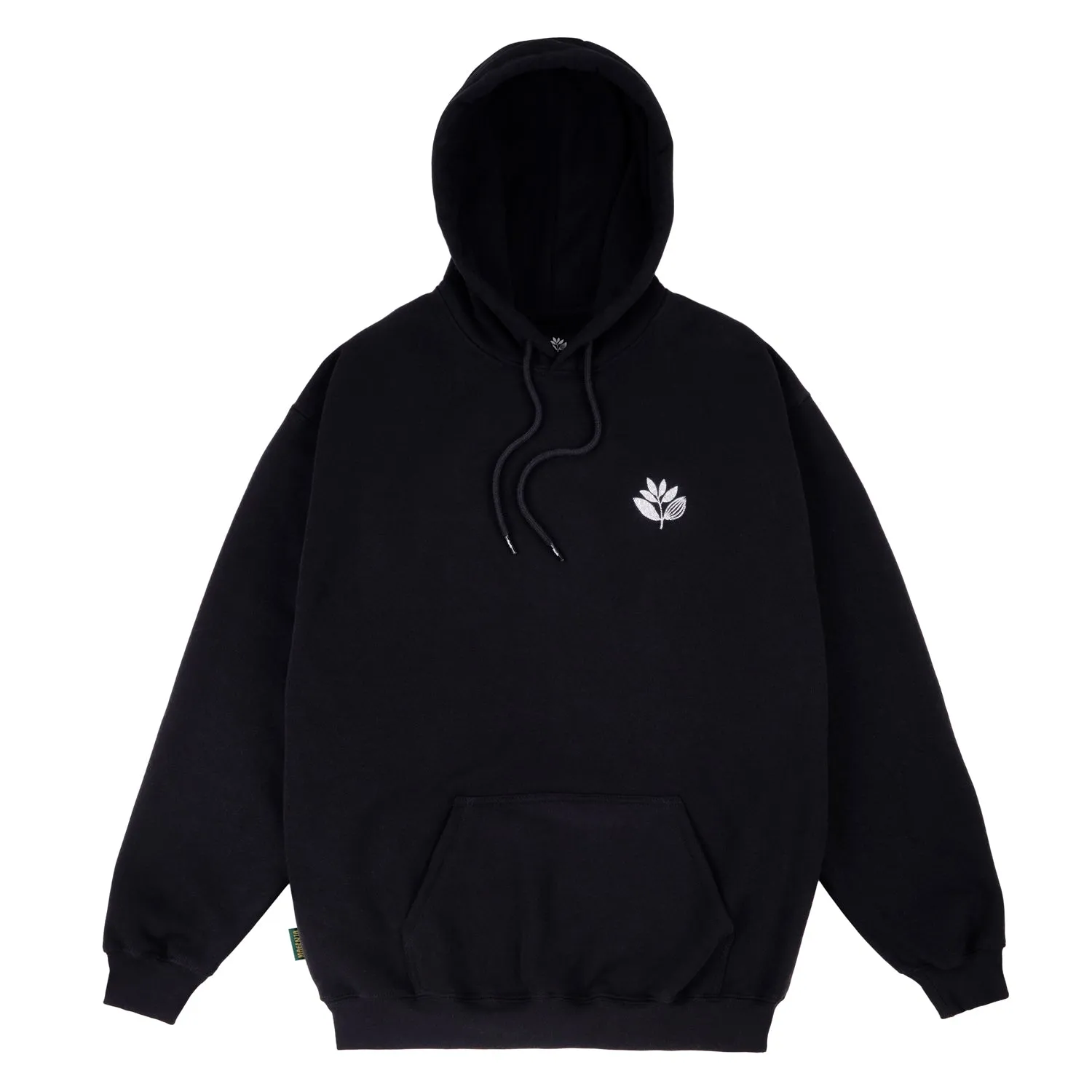 FINGERPRINT PLANT HOODIE BLACK