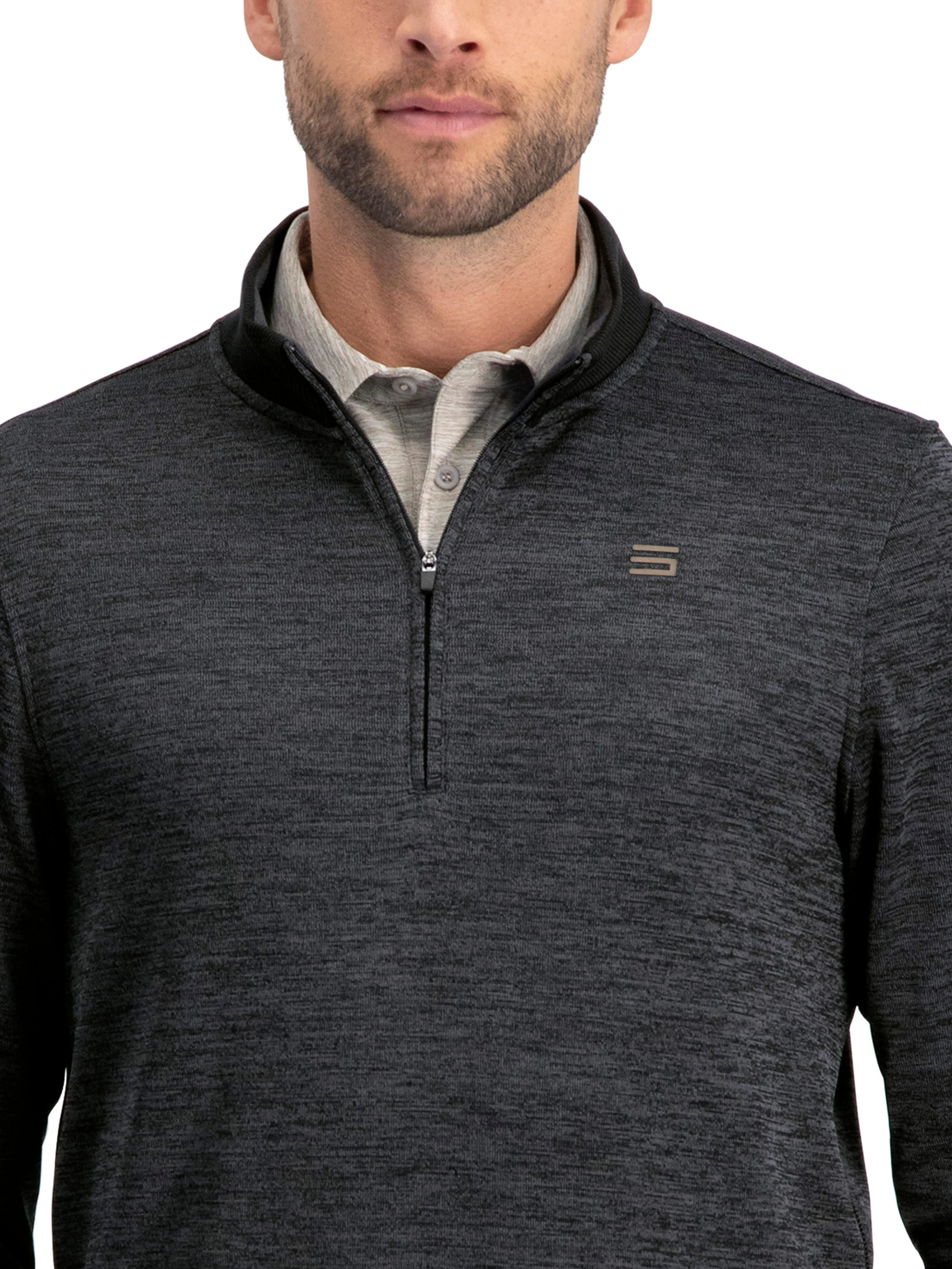 Fleece Dry Fit Pullover 1/4 Zip Golf Sweater - Tailored Fit