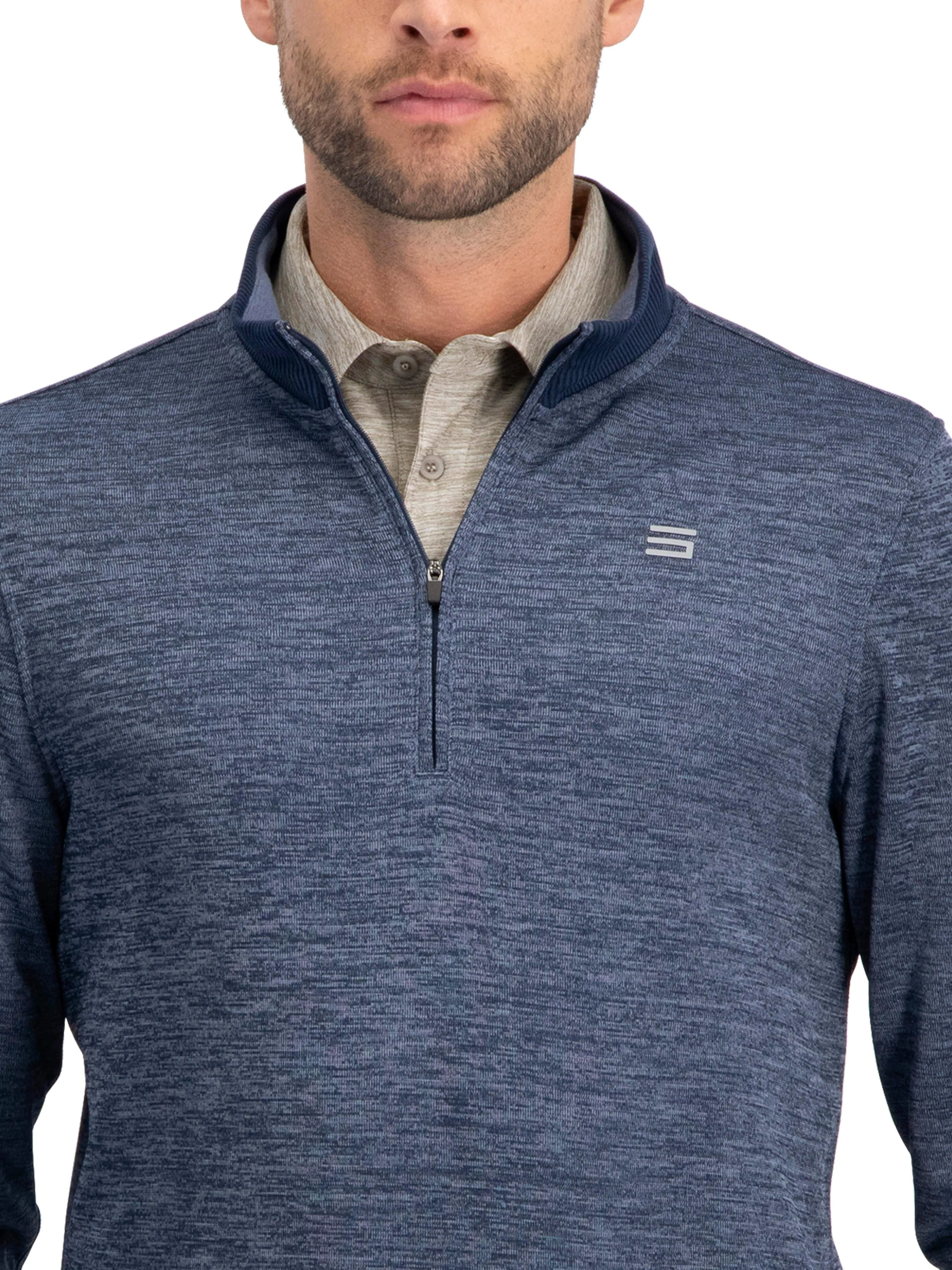 Fleece Dry Fit Pullover 1/4 Zip Golf Sweater - Tailored Fit