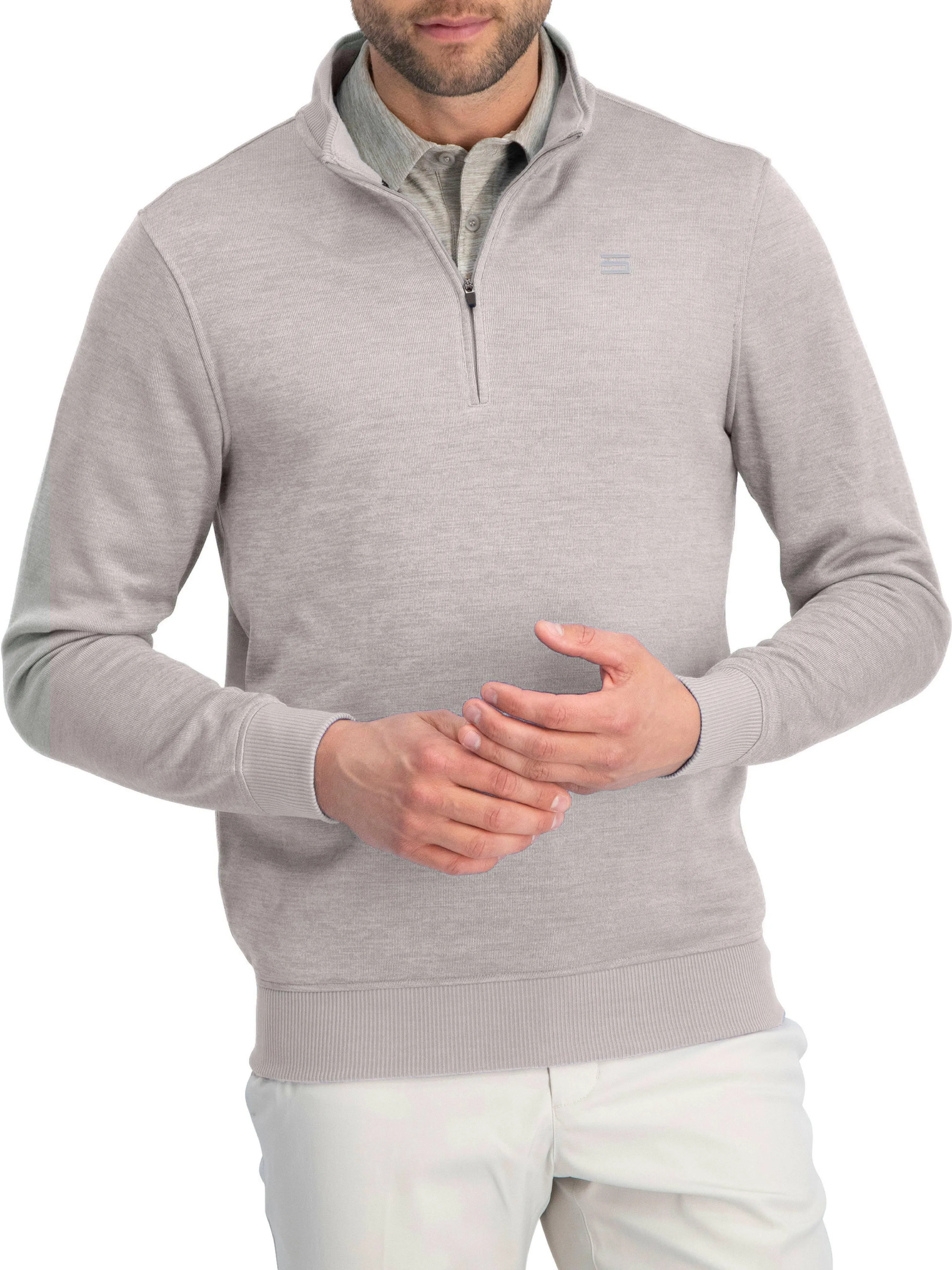 Fleece Dry Fit Pullover 1/4 Zip Golf Sweater - Tailored Fit