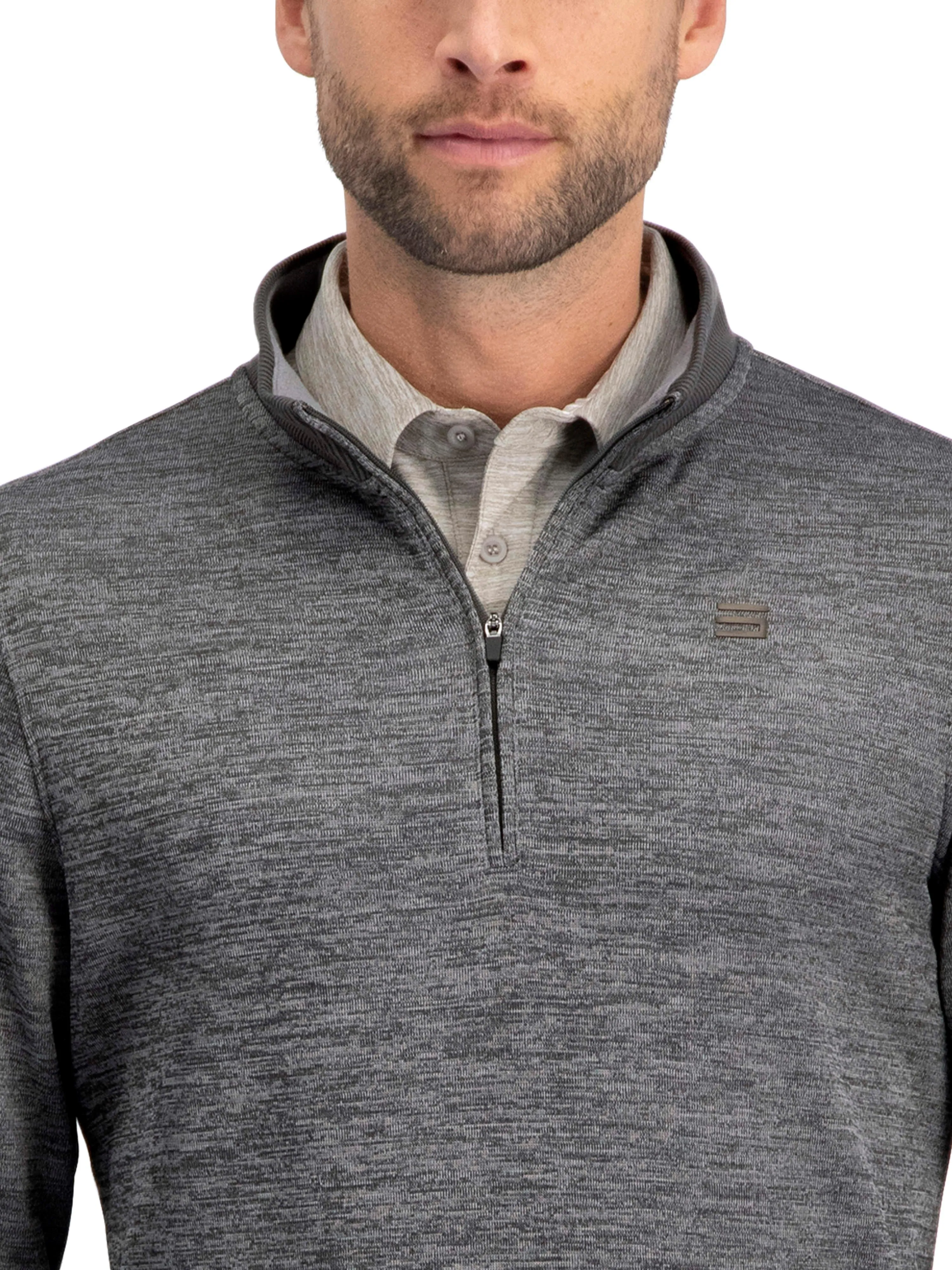 Fleece Dry Fit Pullover 1/4 Zip Golf Sweater - Tailored Fit