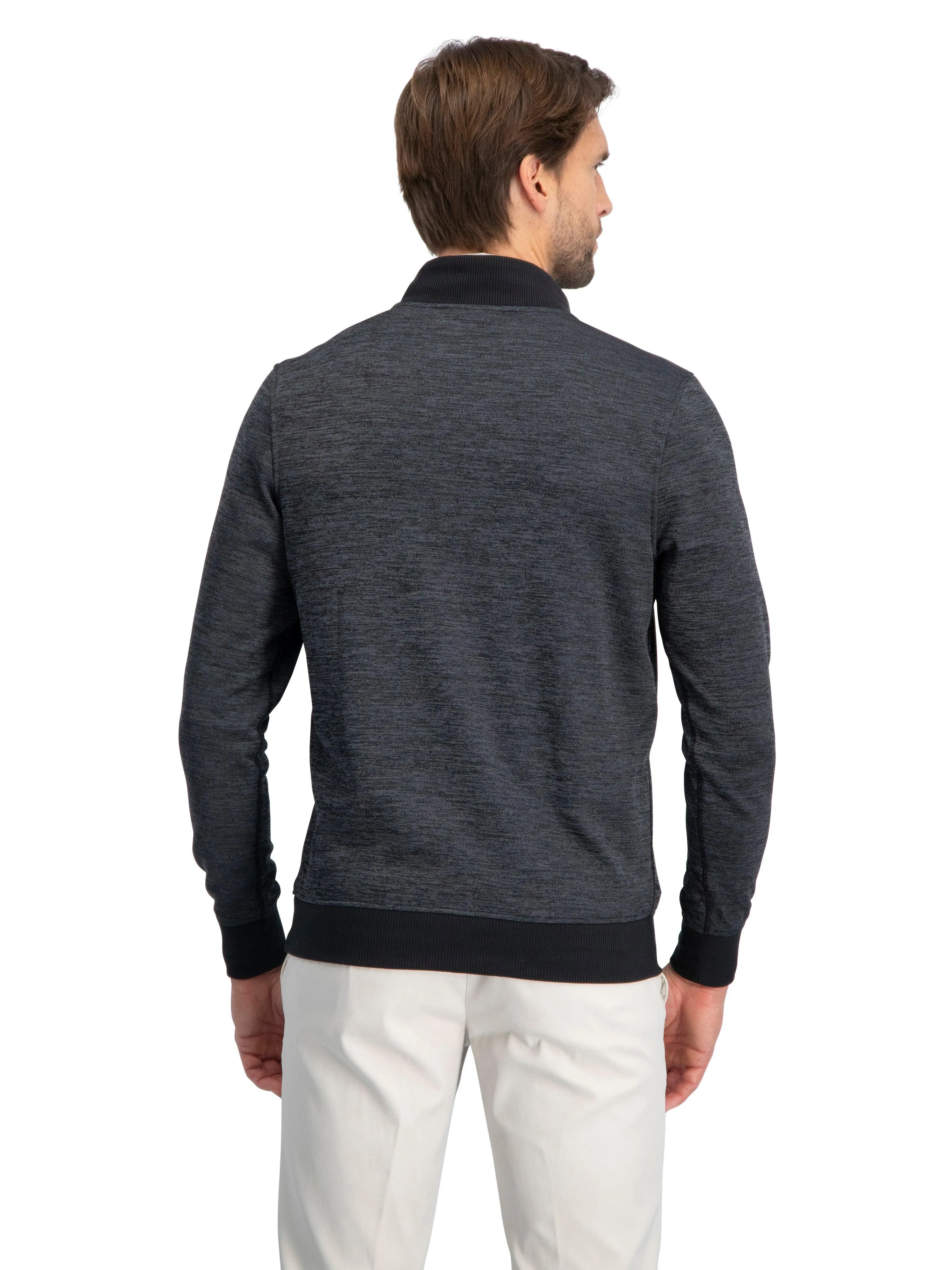 Fleece Dry Fit Pullover 1/4 Zip Golf Sweater - Tailored Fit