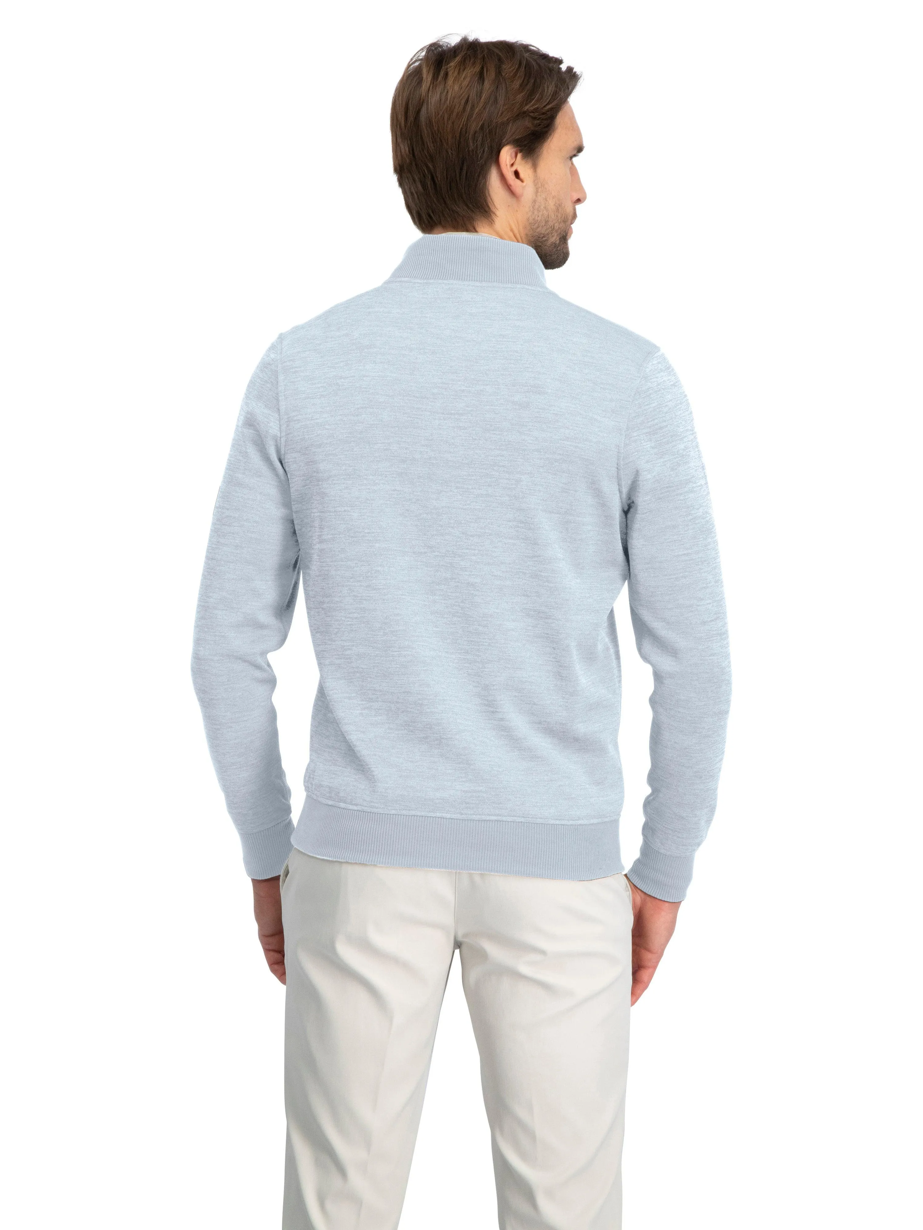 Fleece Dry Fit Pullover 1/4 Zip Golf Sweater - Tailored Fit
