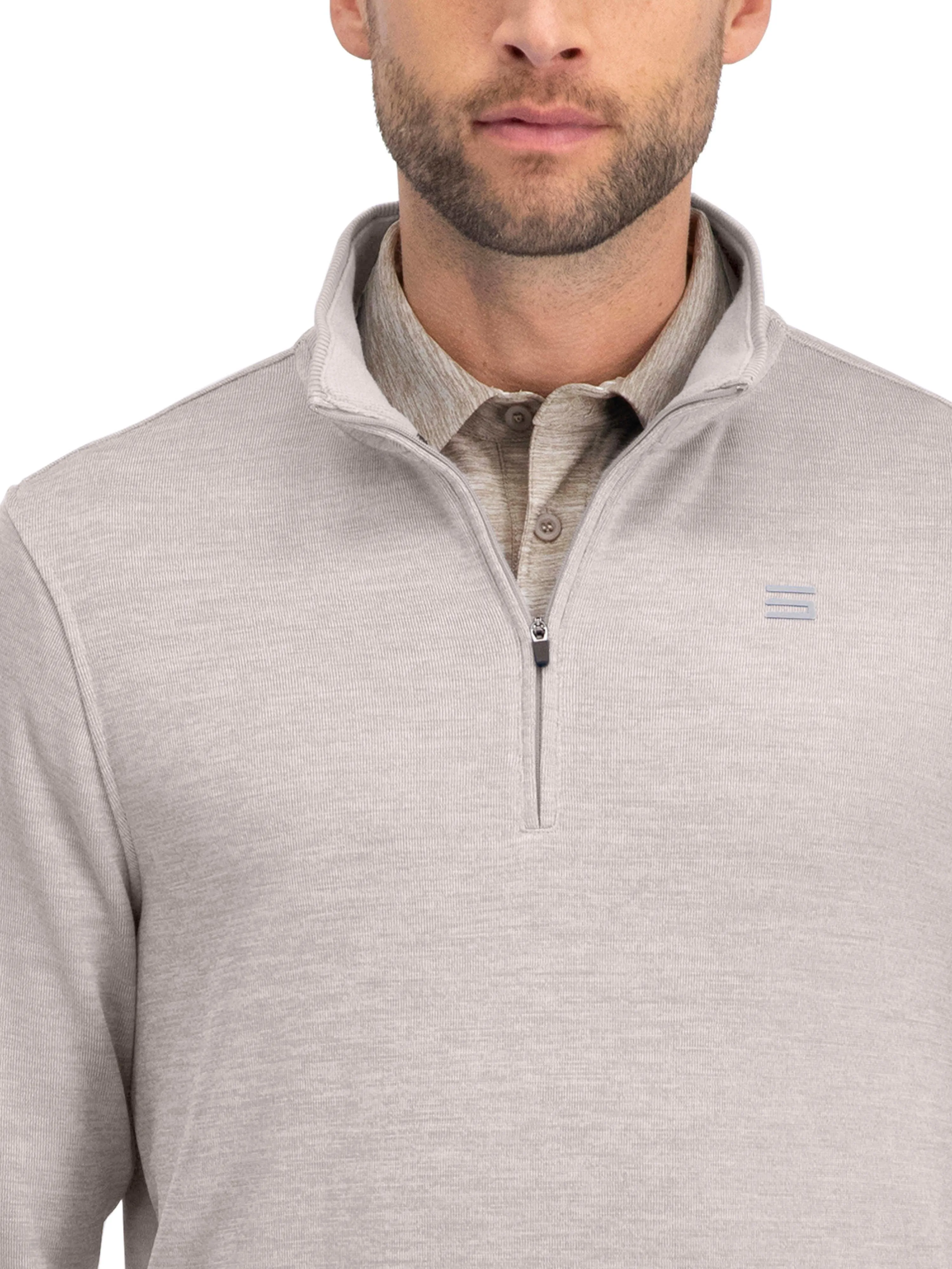 Fleece Dry Fit Pullover 1/4 Zip Golf Sweater - Tailored Fit