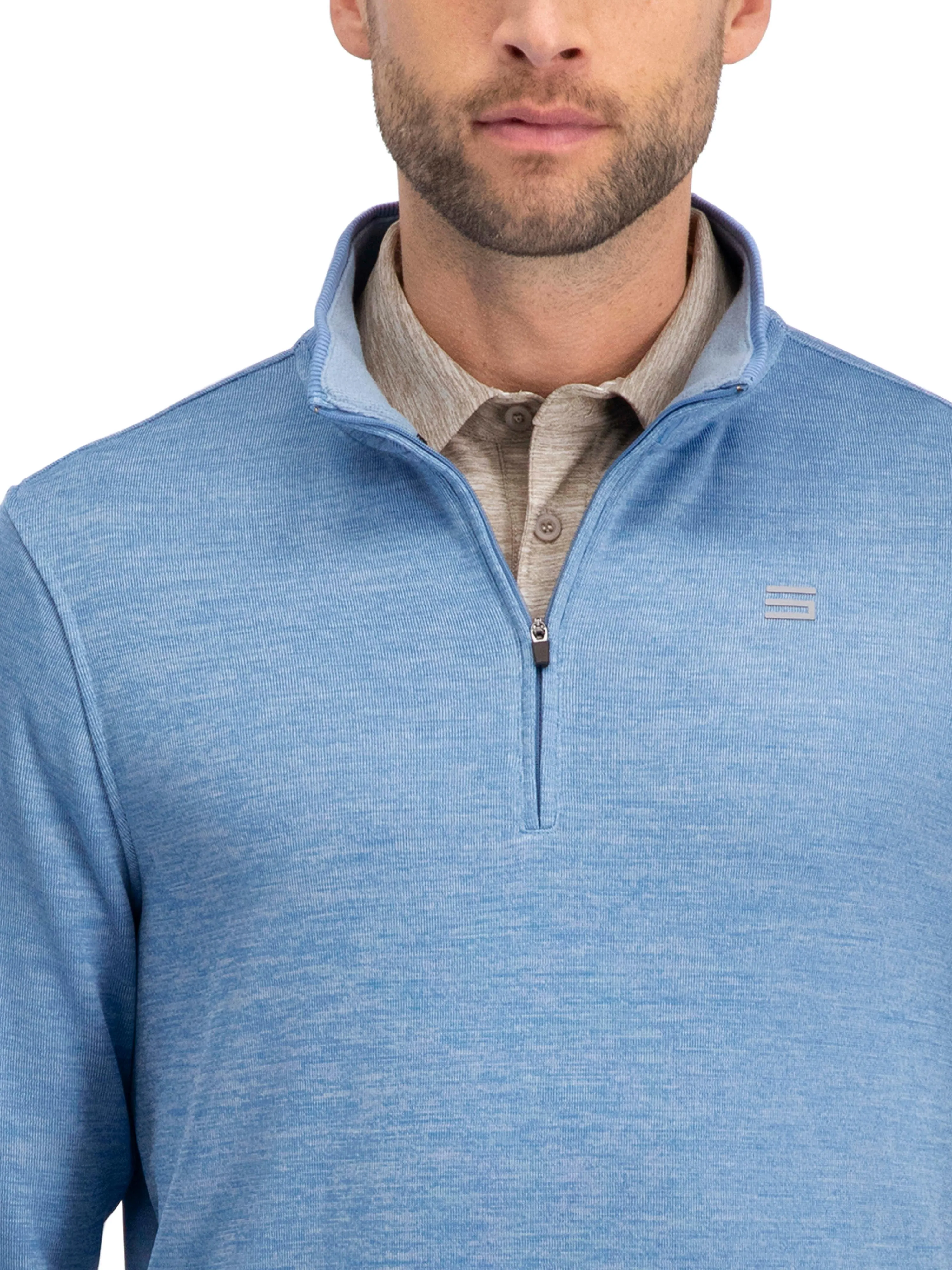 Fleece Dry Fit Pullover 1/4 Zip Golf Sweater - Tailored Fit
