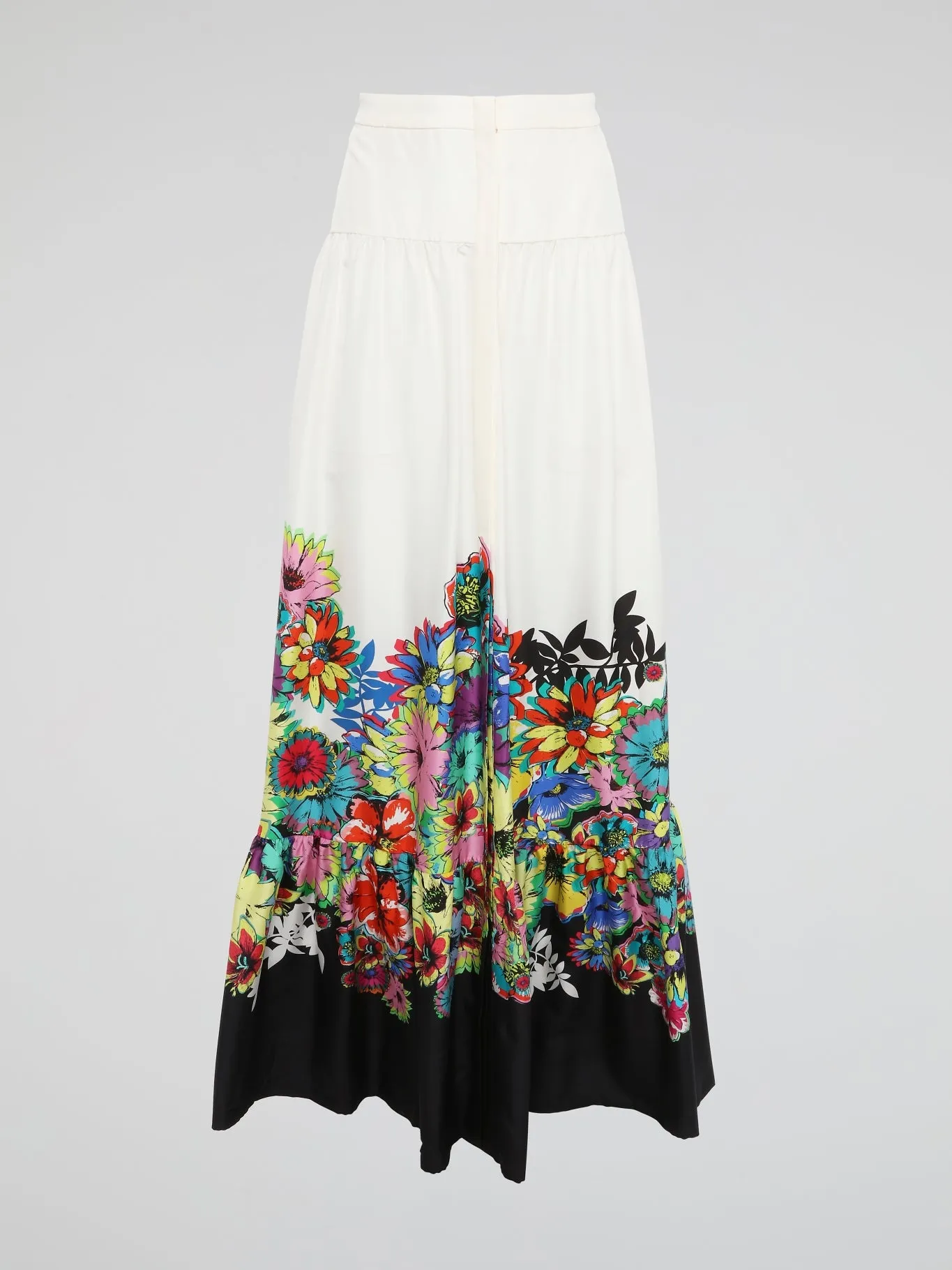 Floral Print Maxi Skirt