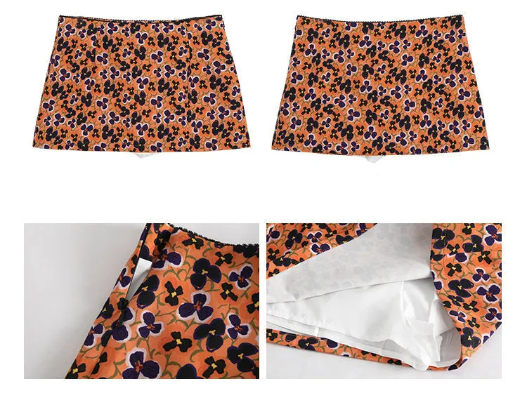 floral sheath skirt