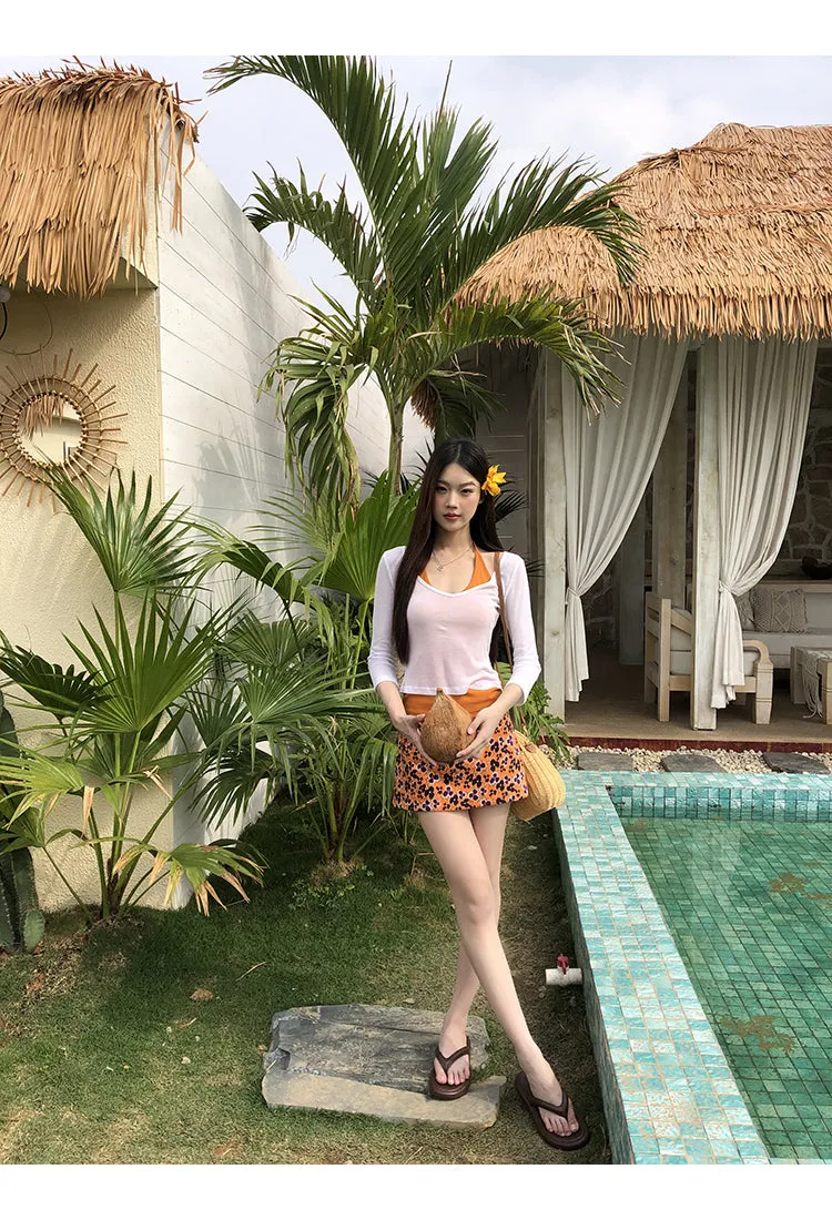 floral sheath skirt