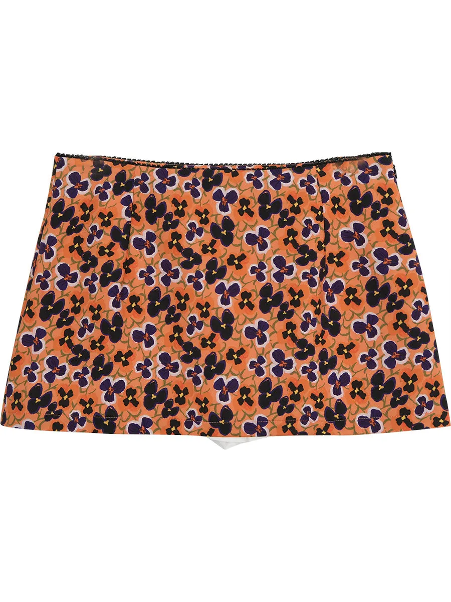 floral sheath skirt
