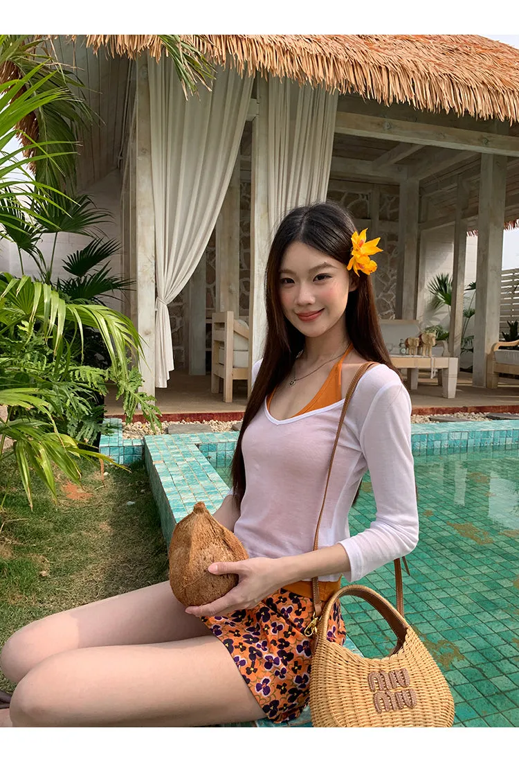 floral sheath skirt