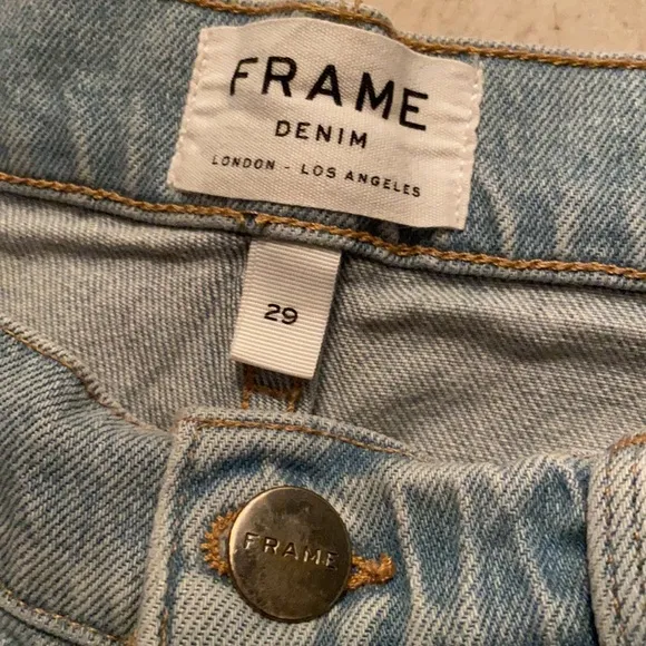 Frame Le Vintage short Denim Jean Shorts 29