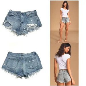 Free People Loving Good Vibrations Shorts Size 29