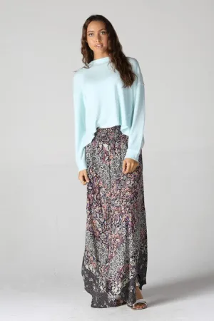 GABRIELLE PRINTED MAXI SKIRT