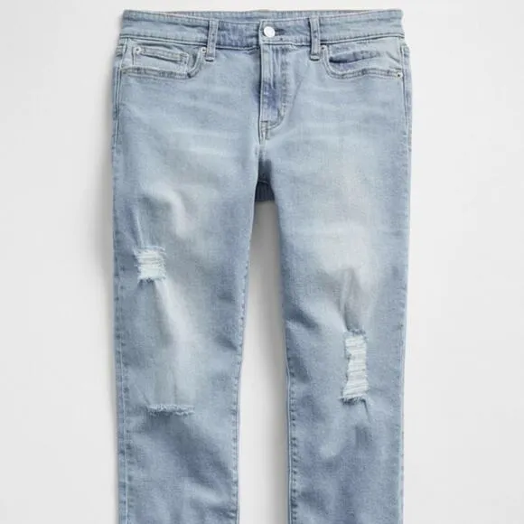GAP Low Rise Straight Crop Jeans