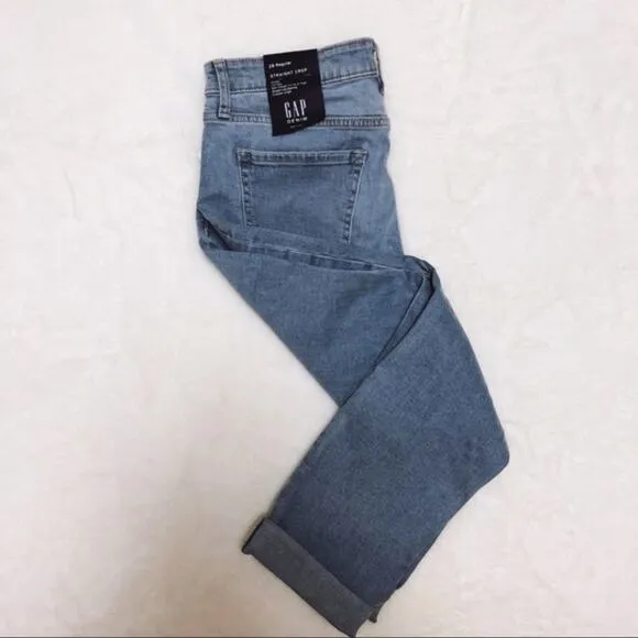 GAP Low Rise Straight Crop Jeans