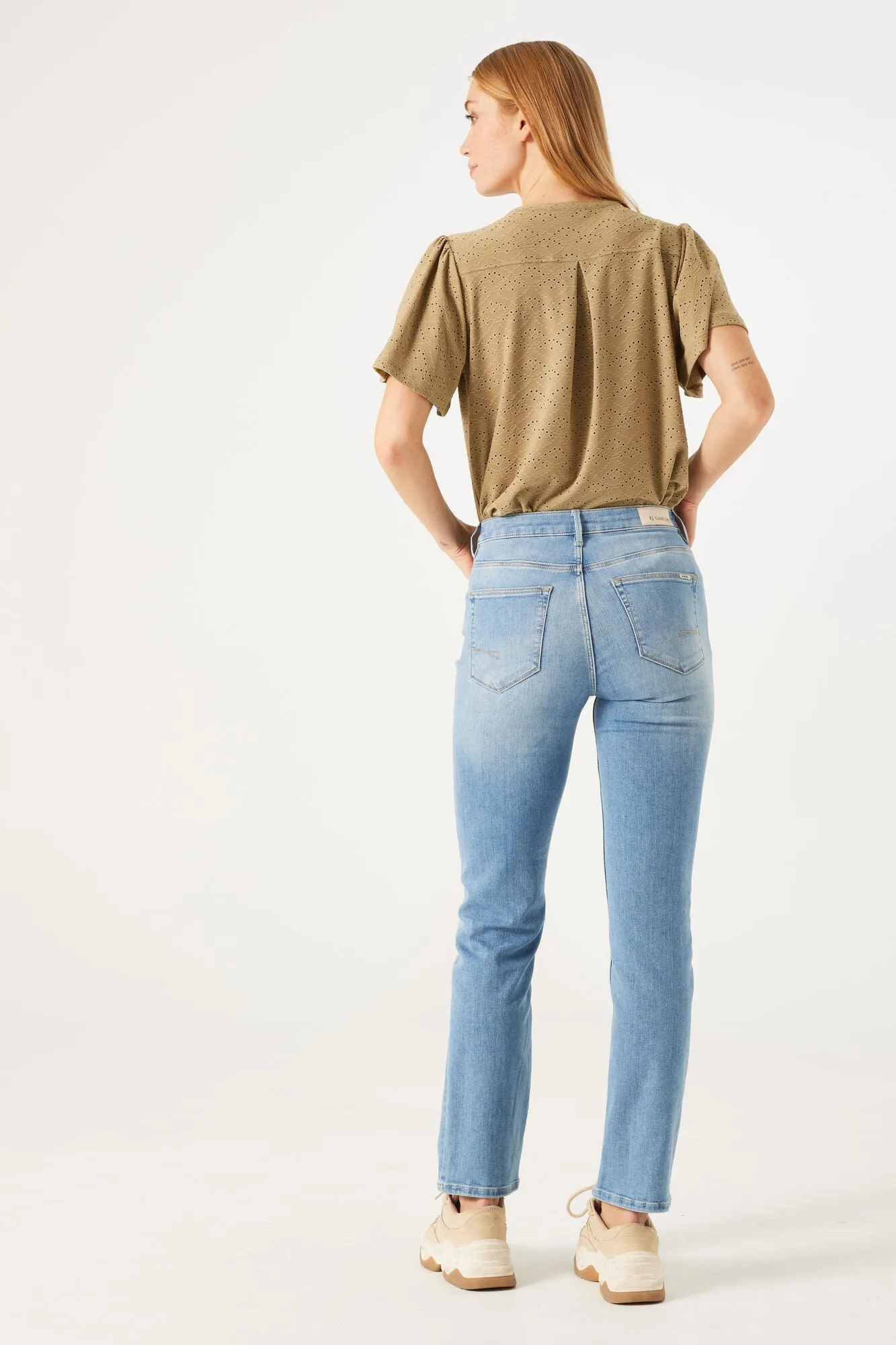 Garcia Celia Straight Jeans - Light Wash
