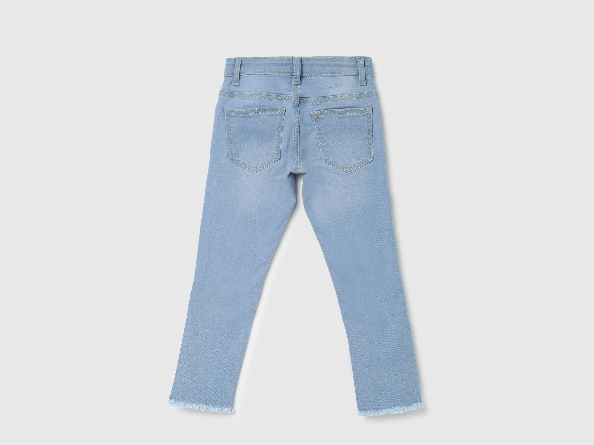 Girls Applique Slim Fit Jeans