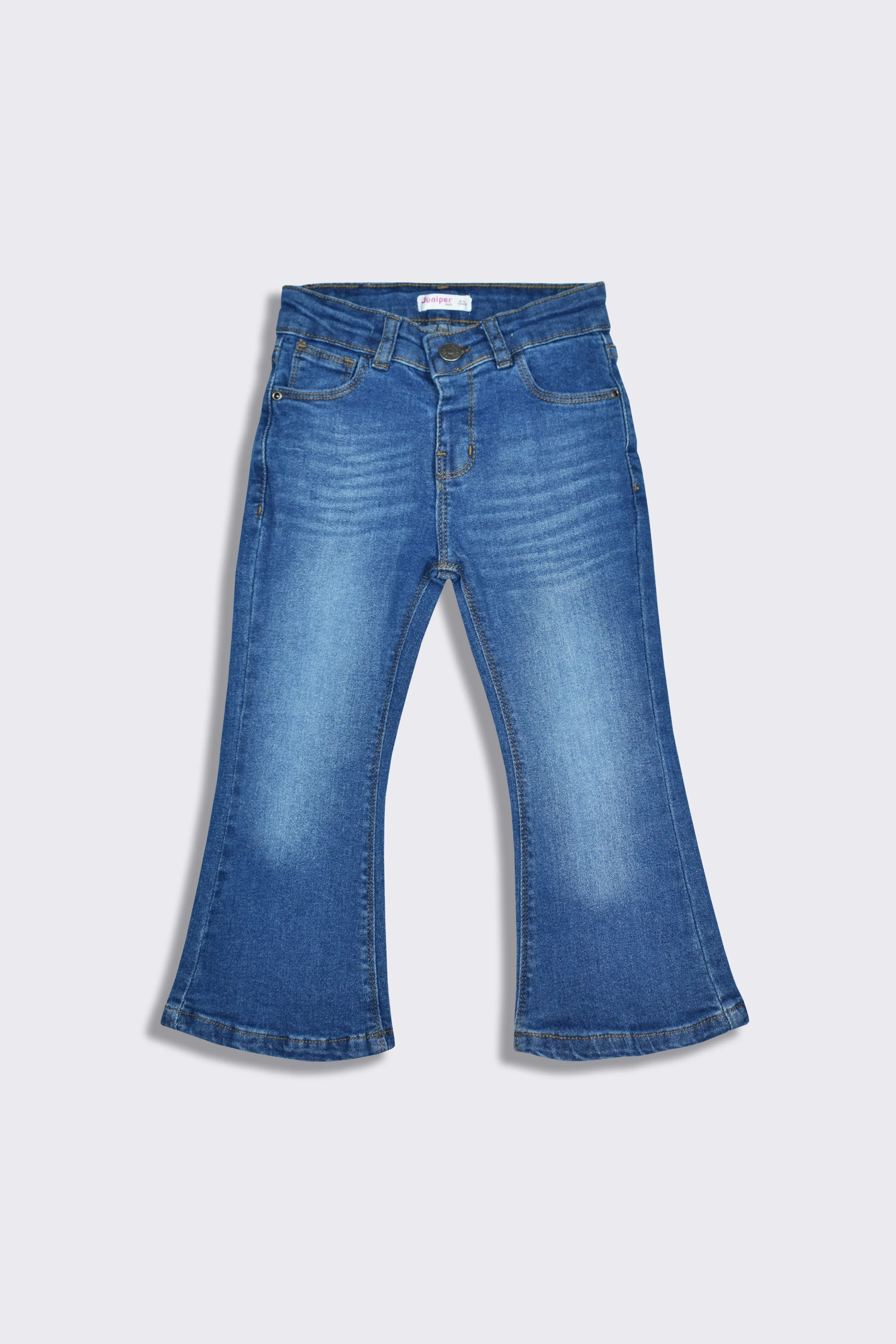GIRLS JEANS - MID BLUE