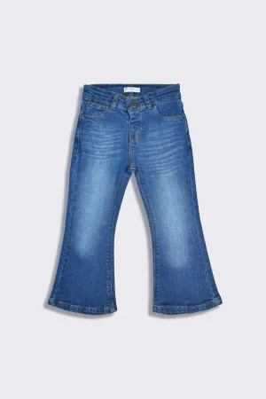 GIRLS JEANS - MID BLUE