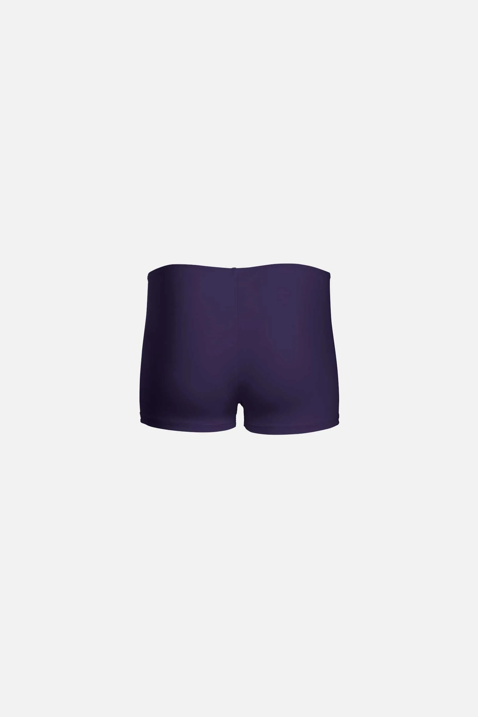 Girls Navy Lycra Shorts - High Waisted