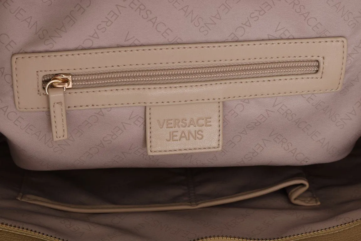 Gold Satchel Handbag for Women Shopping Borse Tote Bag