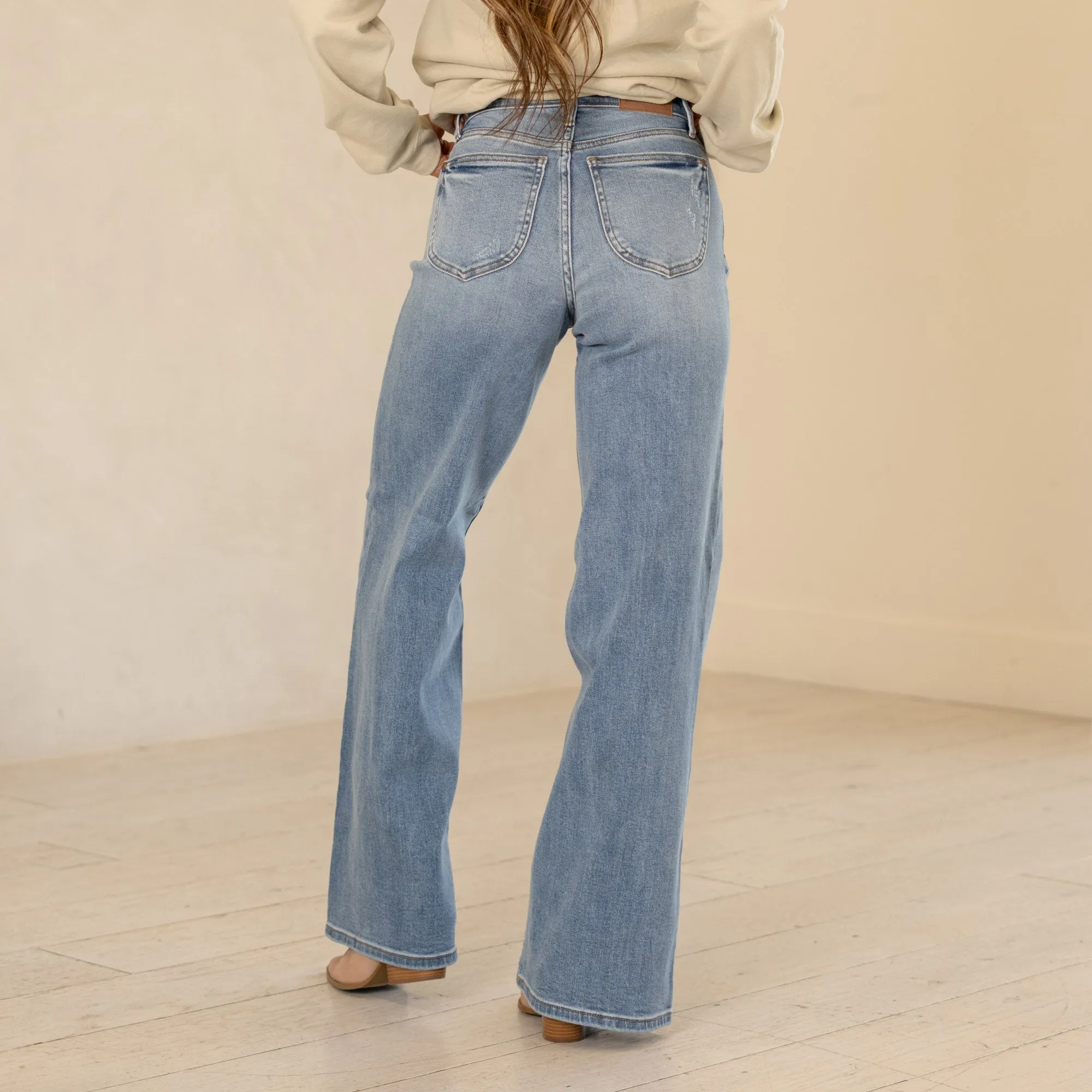 Golden Hour High Rise Retro Wide Leg Regular & Plus Sizes
