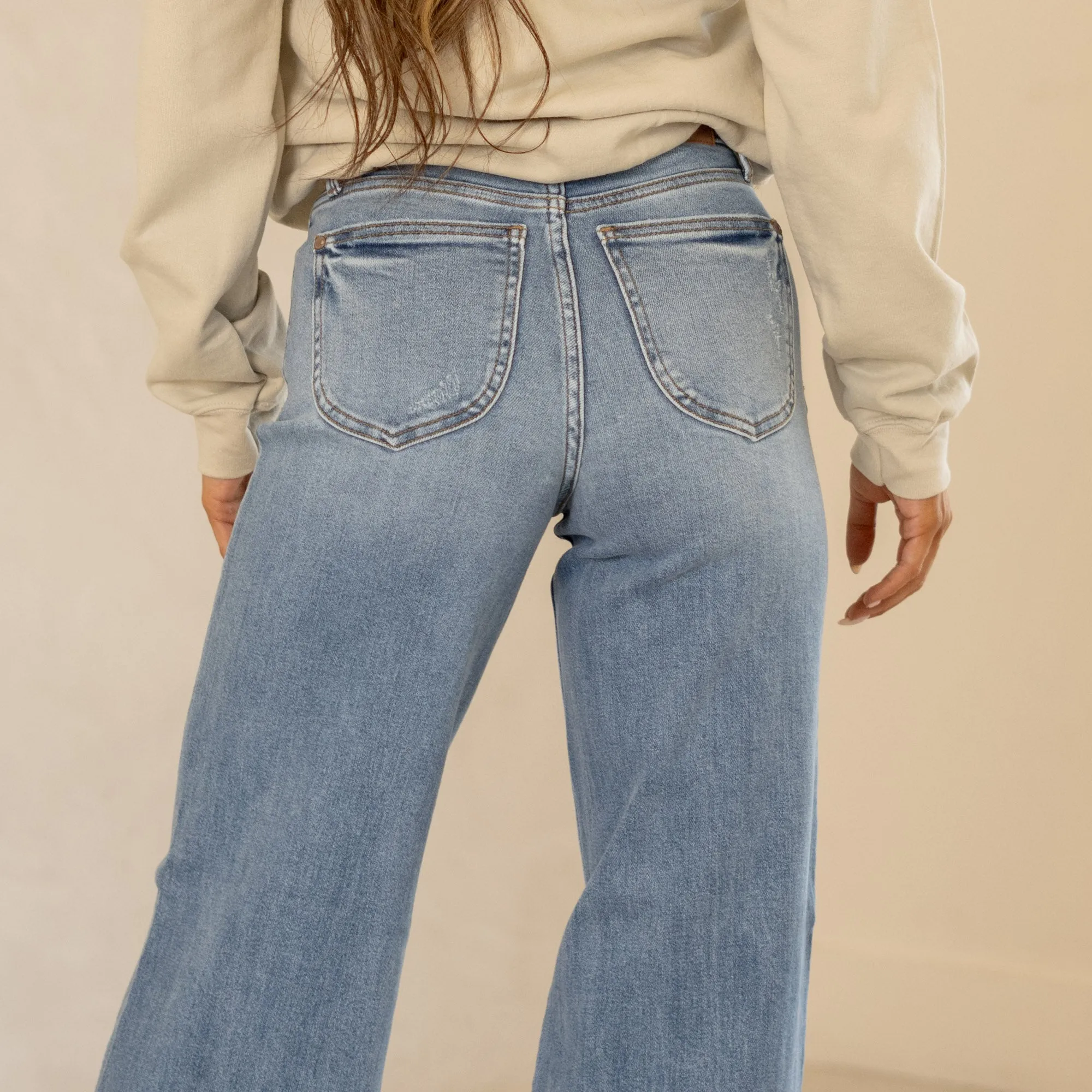 Golden Hour High Rise Retro Wide Leg Regular & Plus Sizes