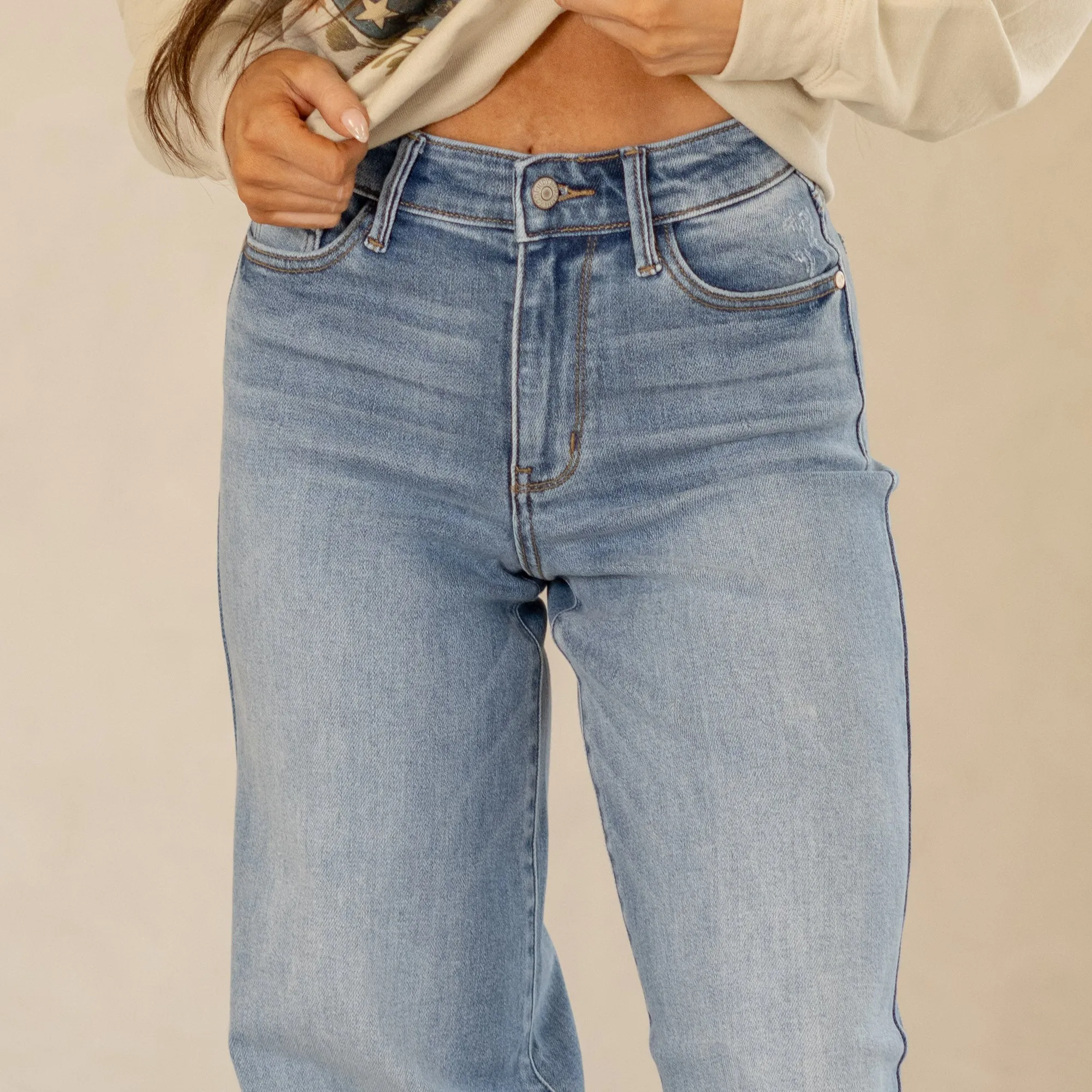 Golden Hour High Rise Retro Wide Leg Regular & Plus Sizes