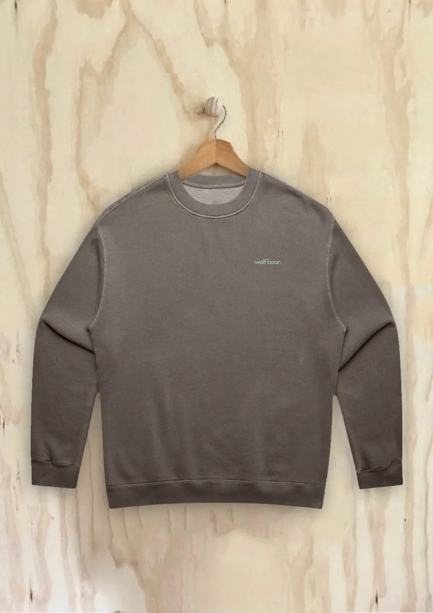 gone hiking crew grey