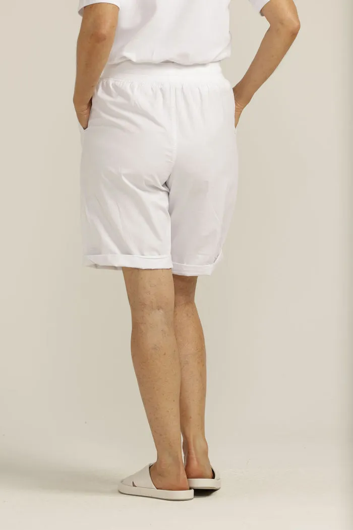 Goondiwindi Cotton Relaxed Rib Knit Waistband Shorts - 2 Colours